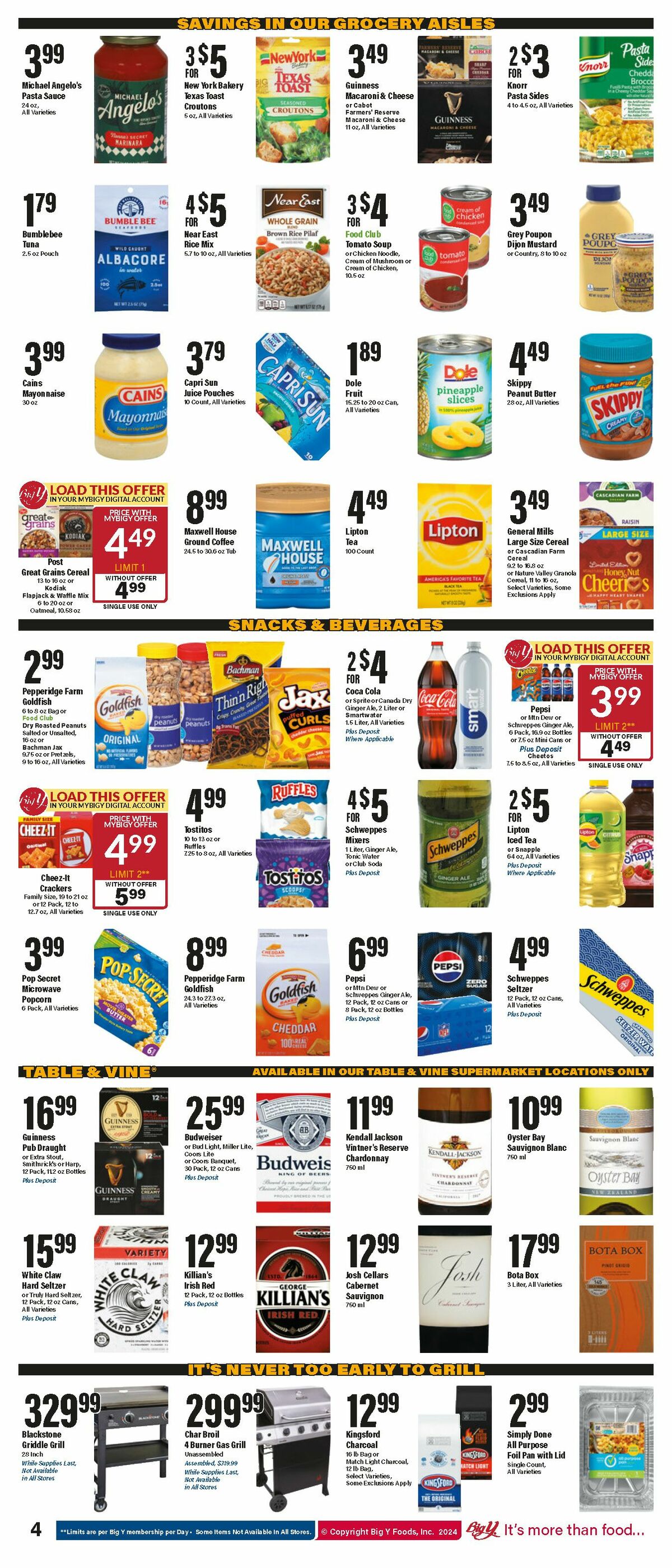 Big Y Weekly Ad from March 14