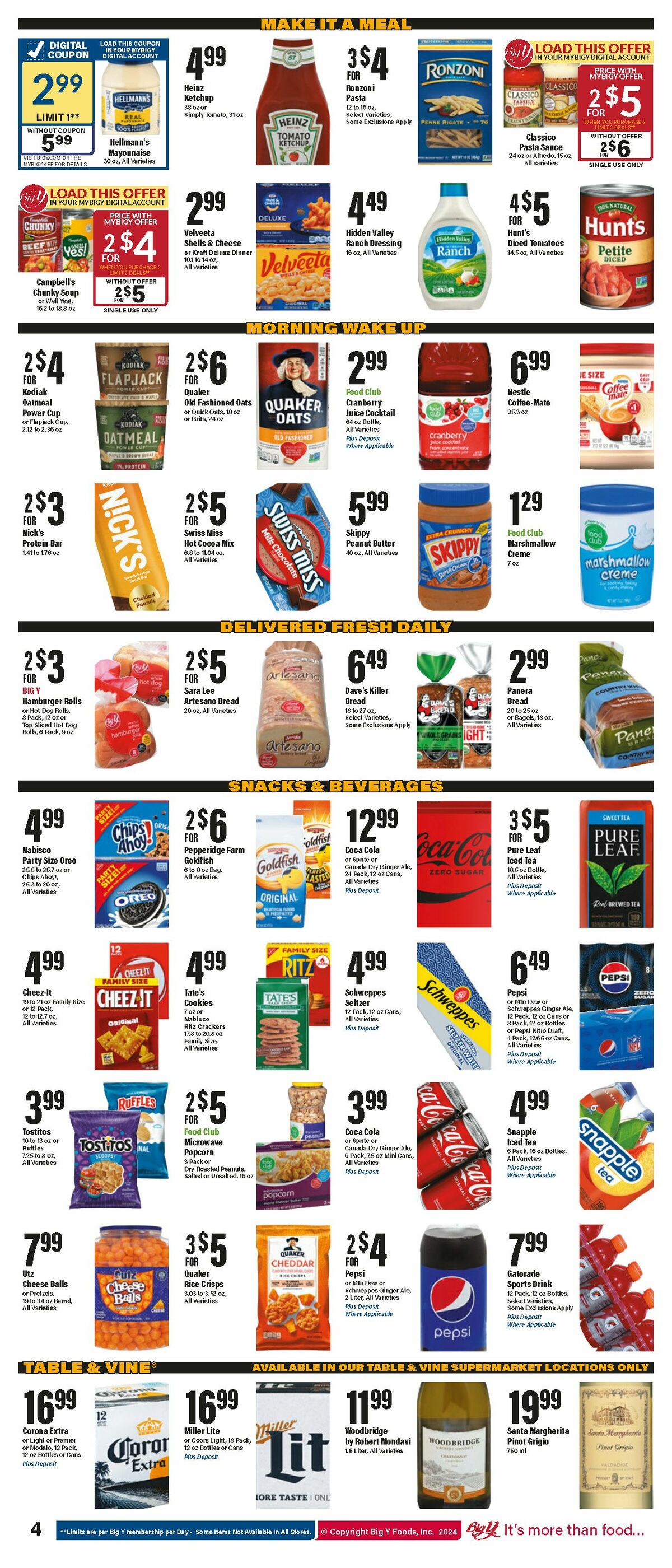 Big Y Weekly Ad from April 4