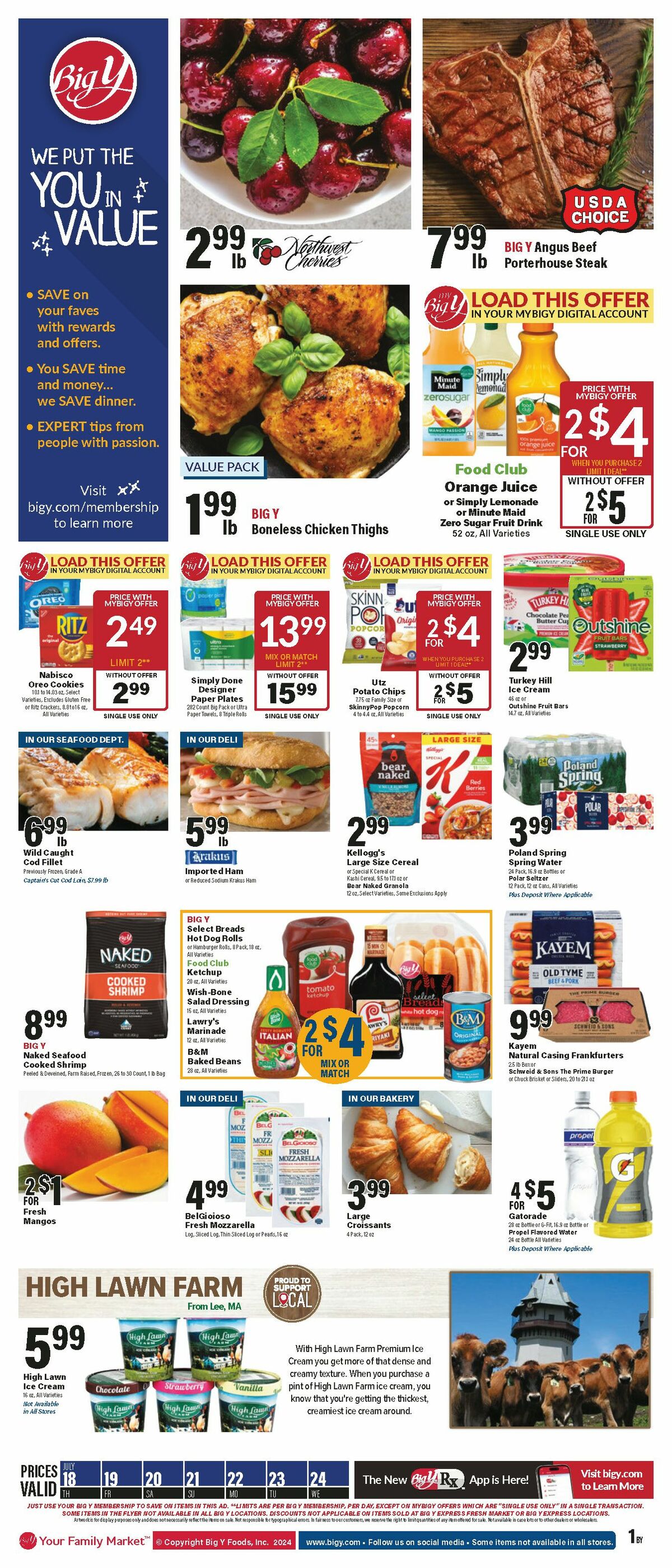 Big Y Weekly Ad from July 18