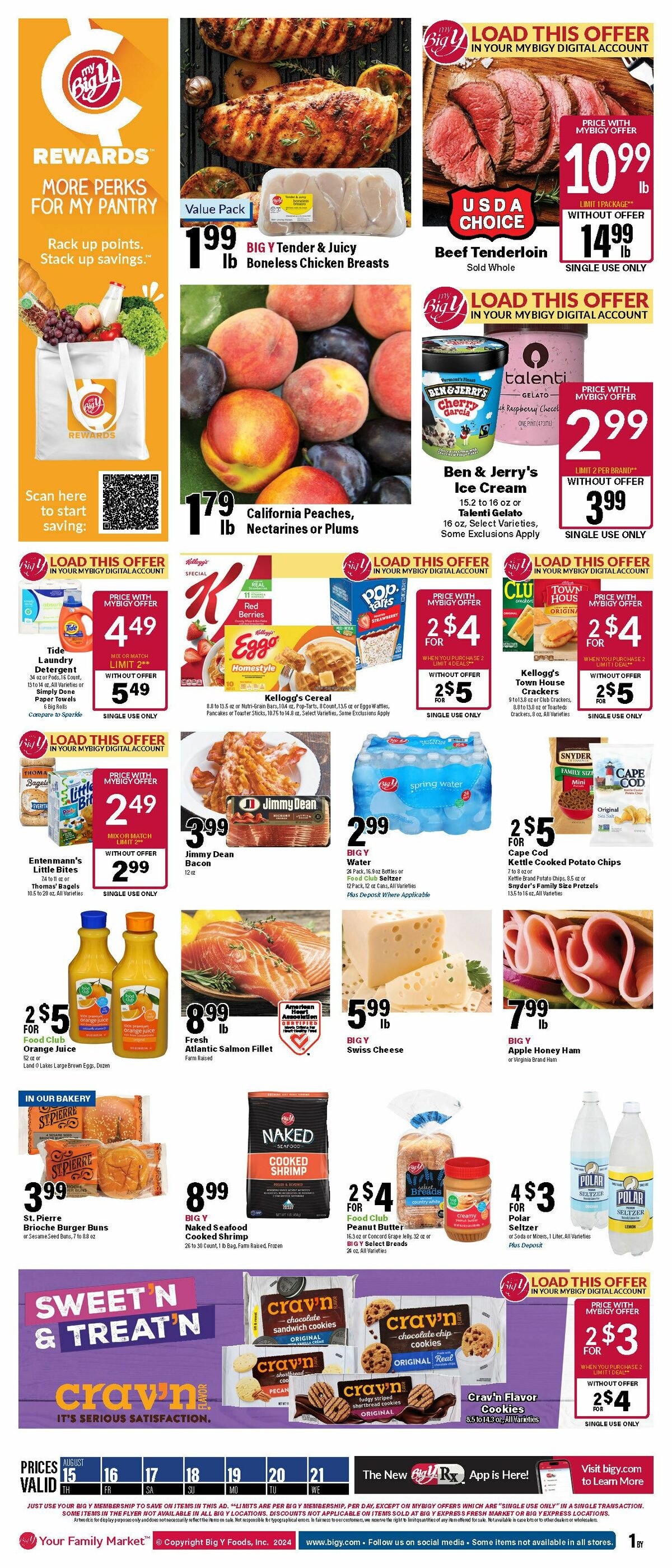 Big Y Weekly Ad from August 15