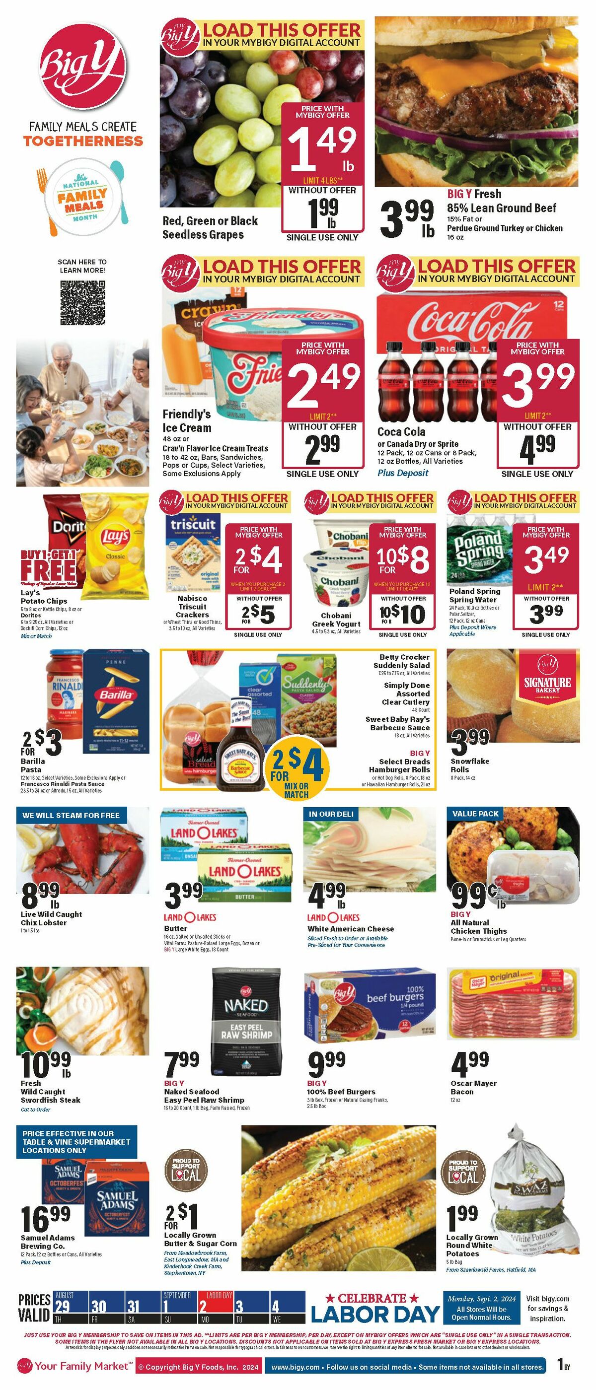 Big Y Weekly Ad from August 29