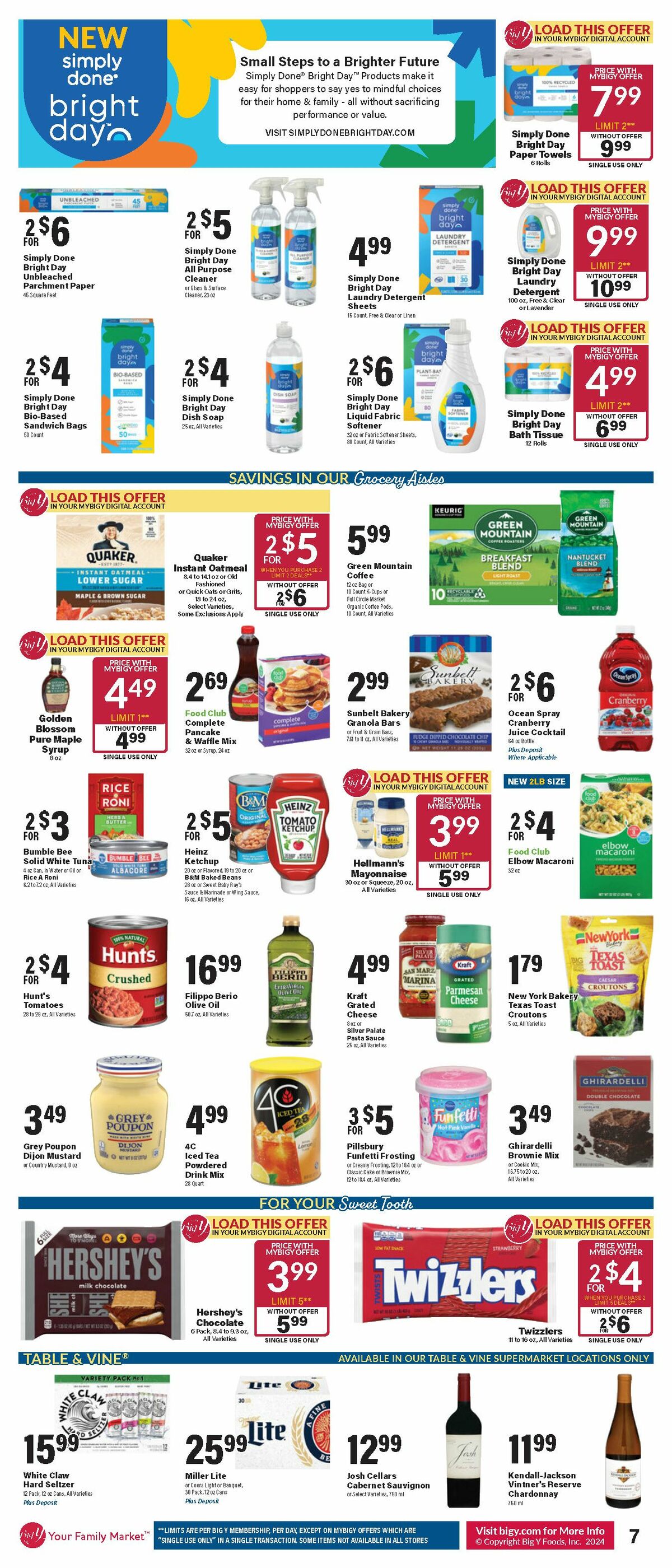 Big Y Weekly Ad from August 29