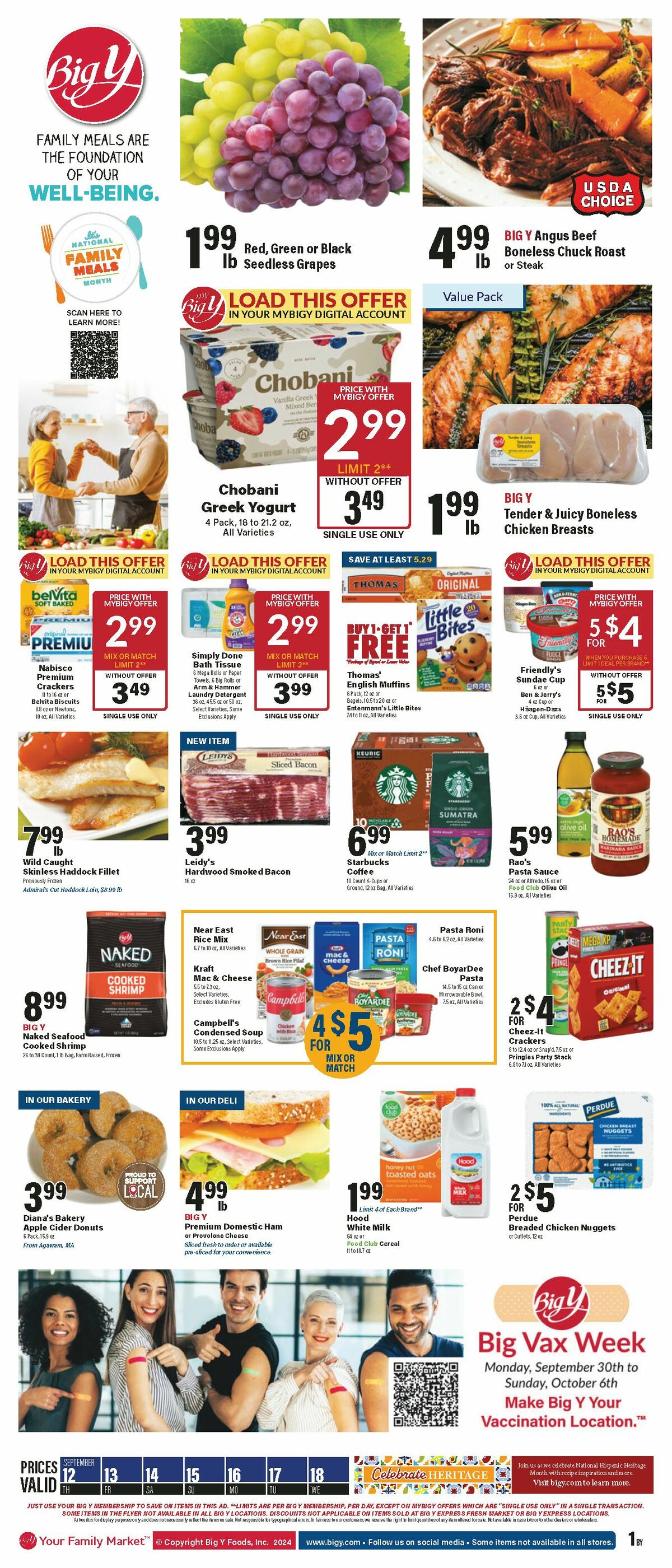 Big Y Weekly Ad from September 12