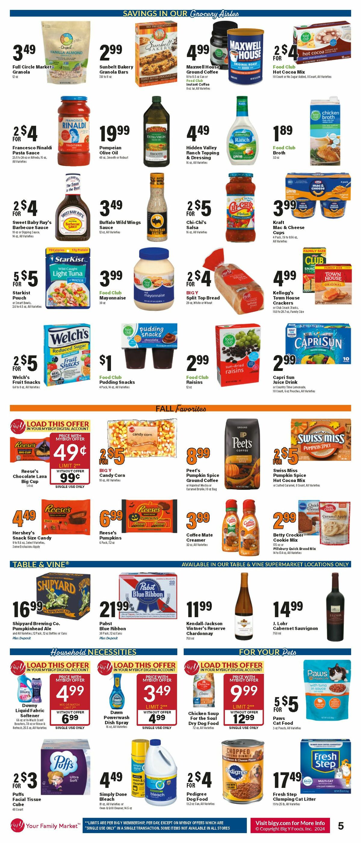 Big Y Weekly Ad from September 19