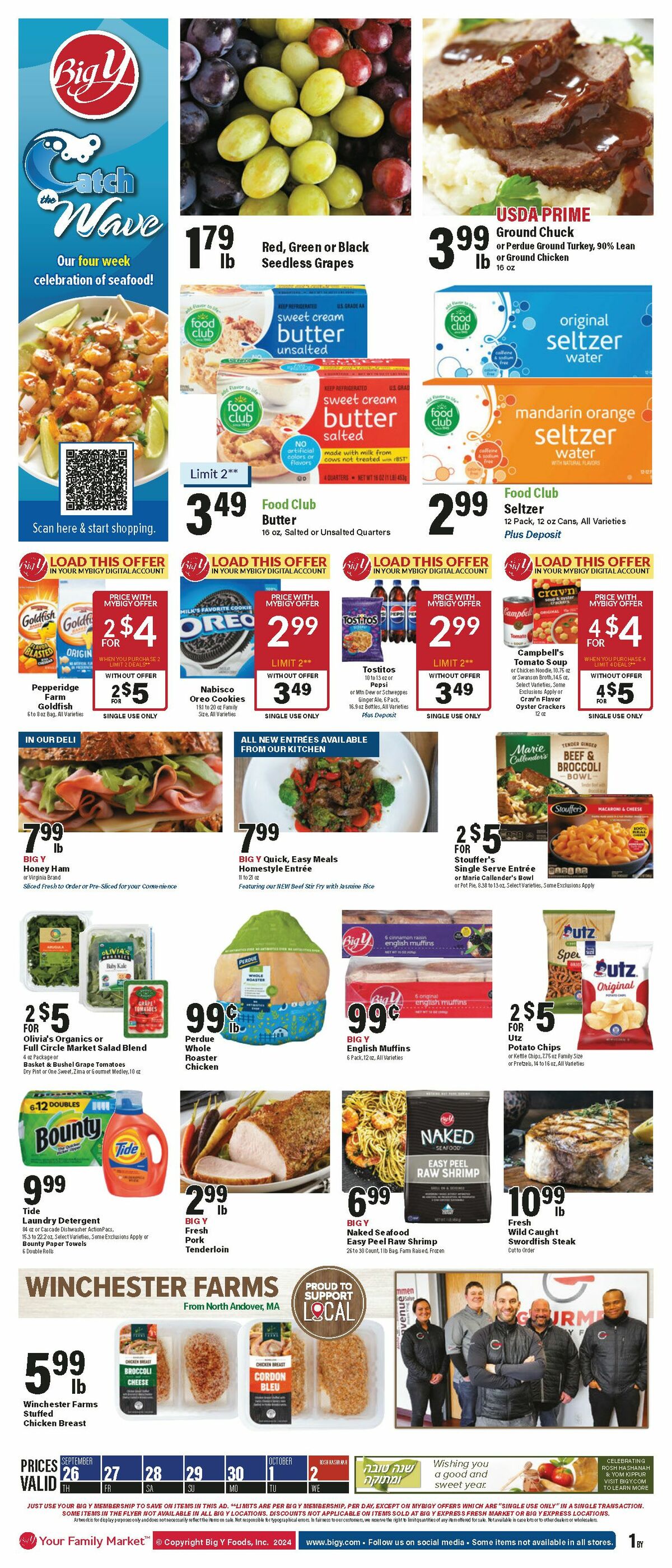 Big Y Weekly Ad from September 26