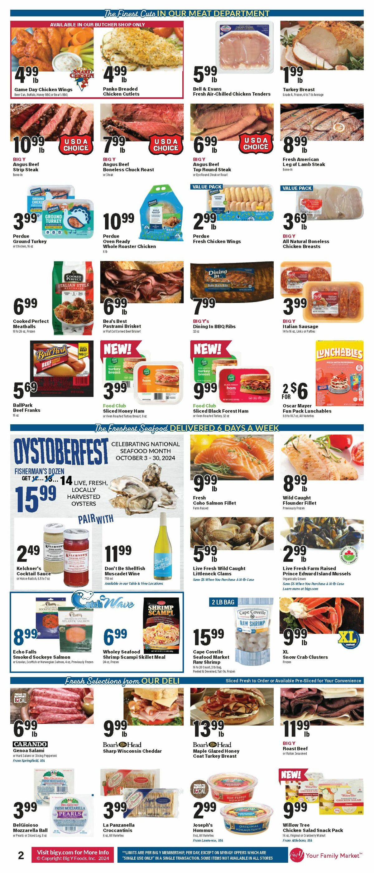 Big Y Weekly Ad from October 3