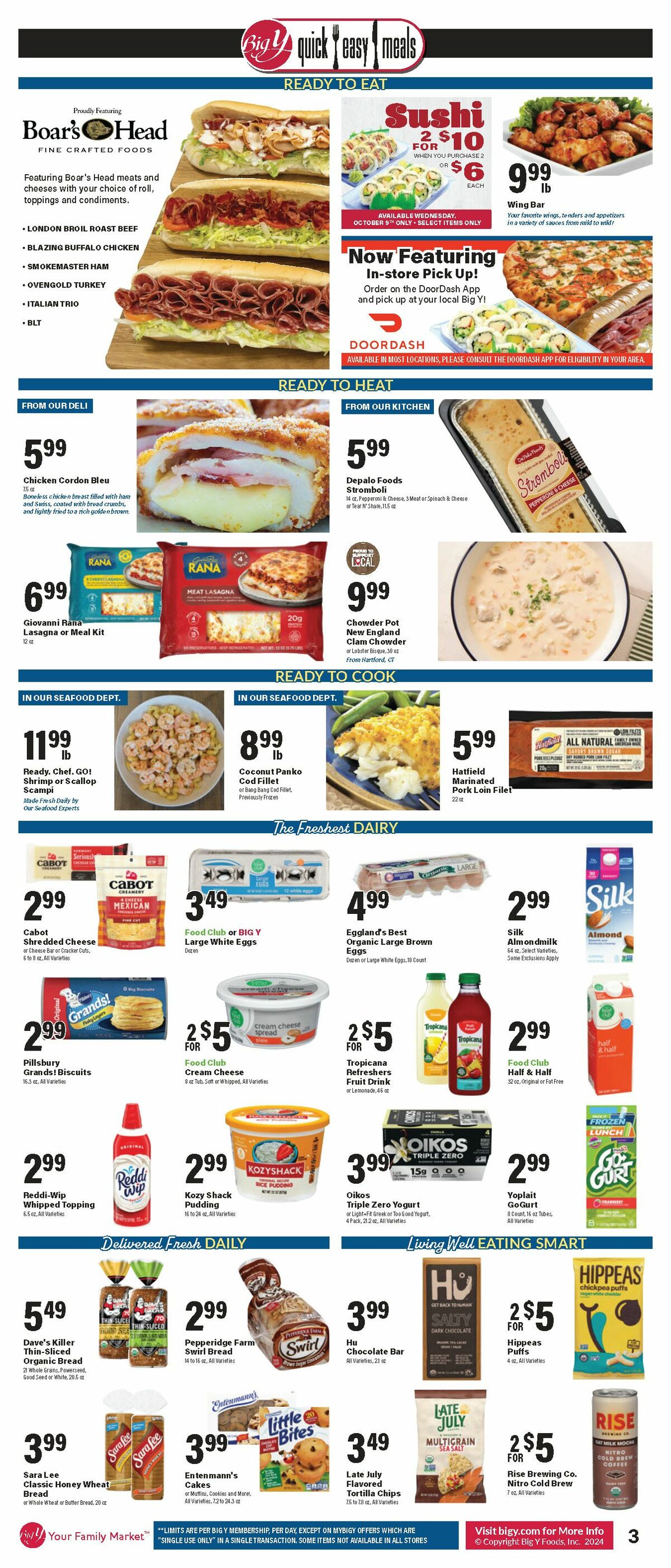 Big Y Weekly Ad from October 3