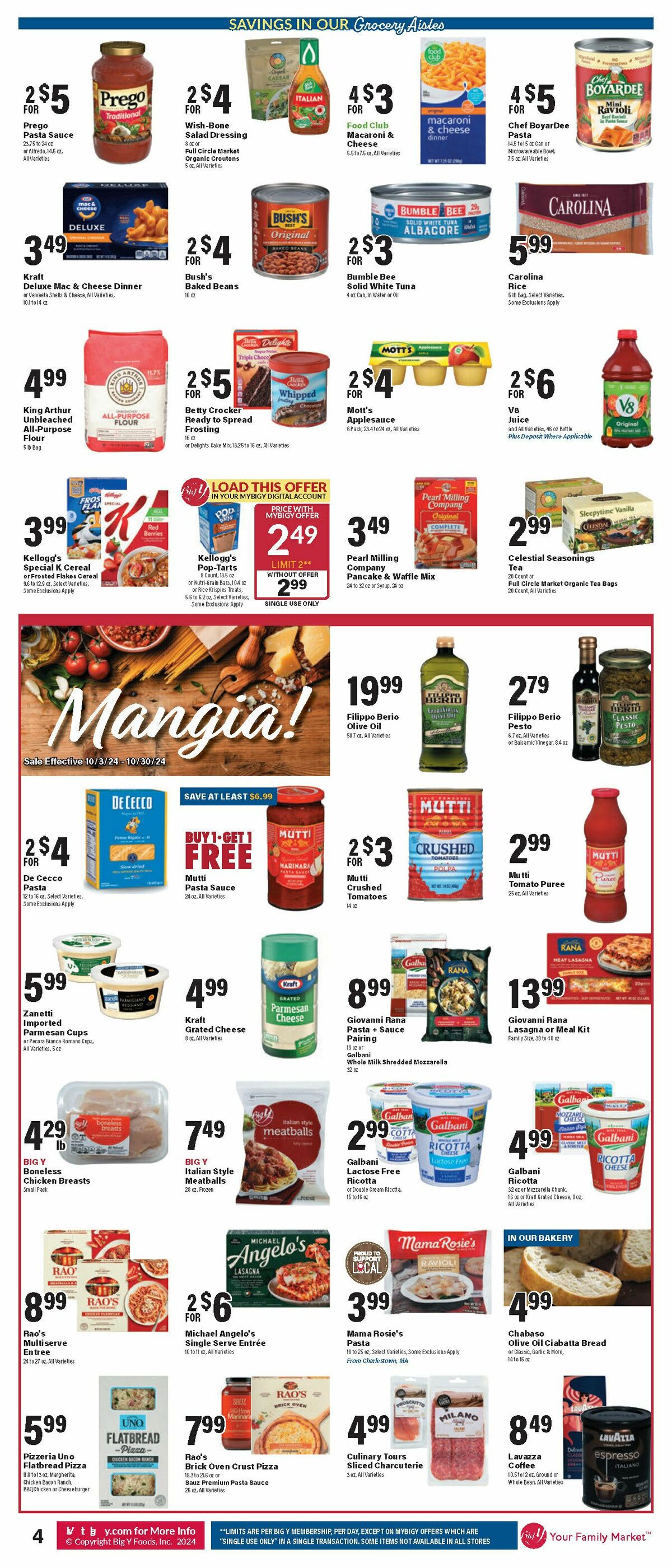 Big Y Weekly Ad from October 3