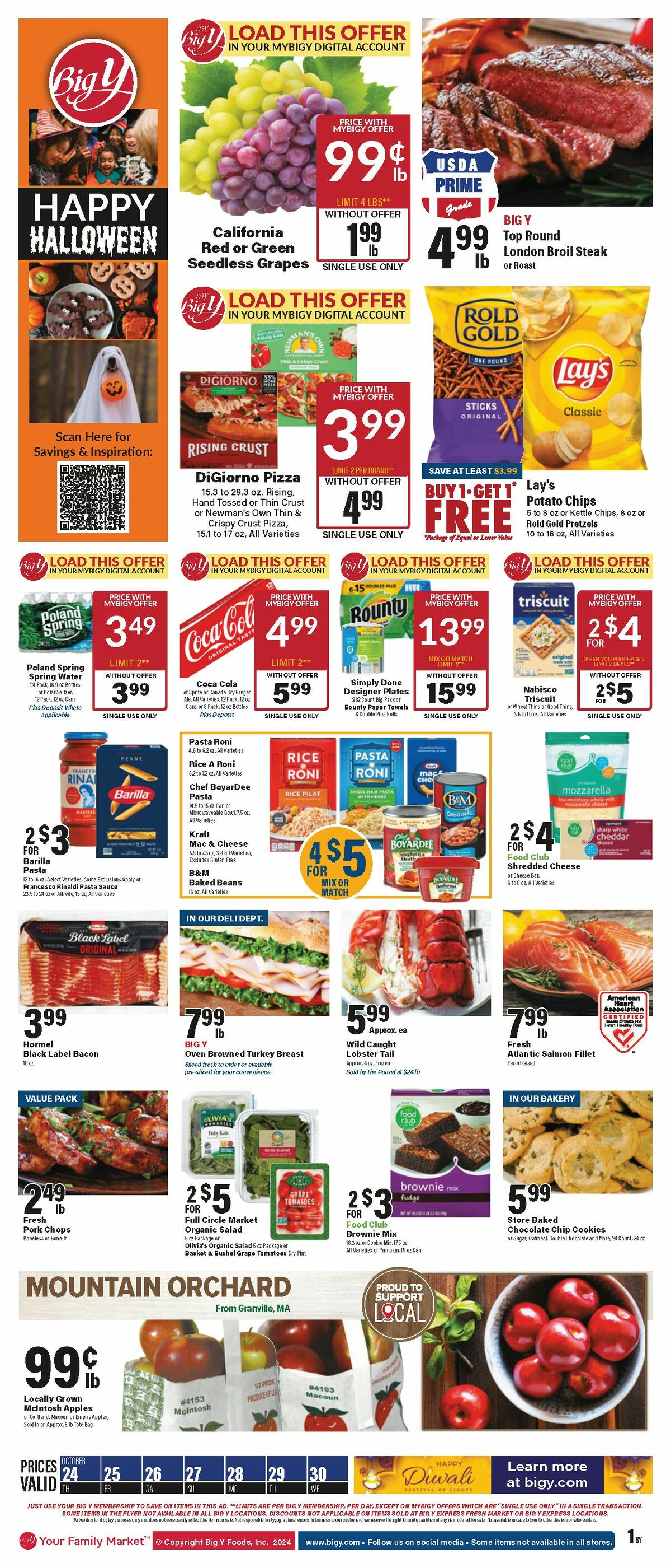 Big Y Weekly Ad from October 24