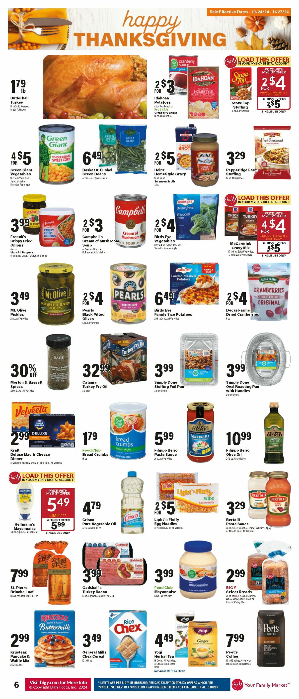 Big Y Weekly Ad from October 24