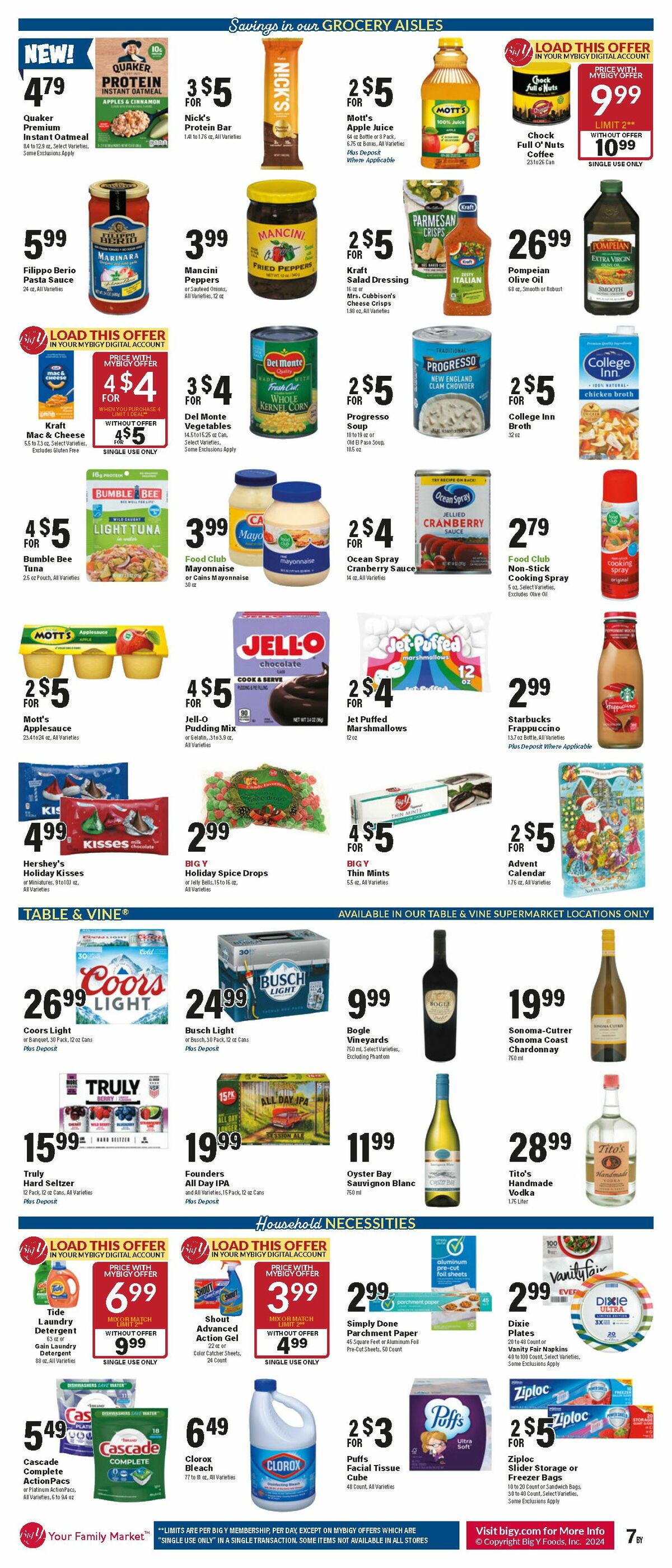 Big Y Weekly Ad from November 7