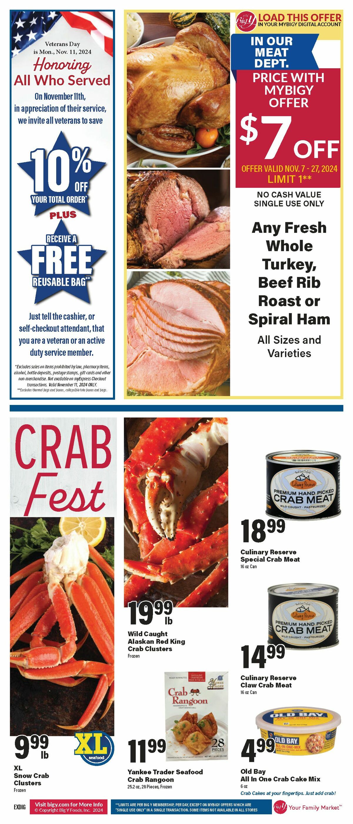 Big Y Weekly Ad from November 7