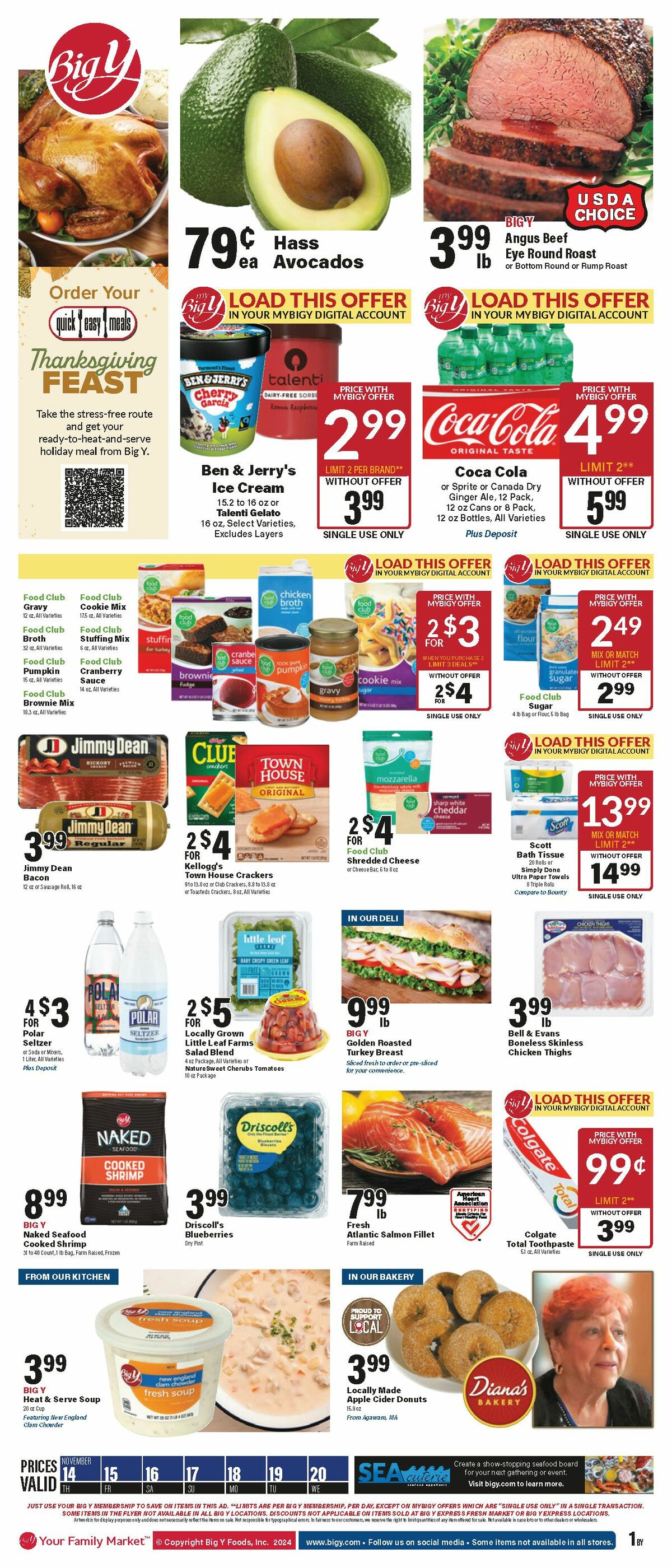 Big Y Weekly Ad from November 14