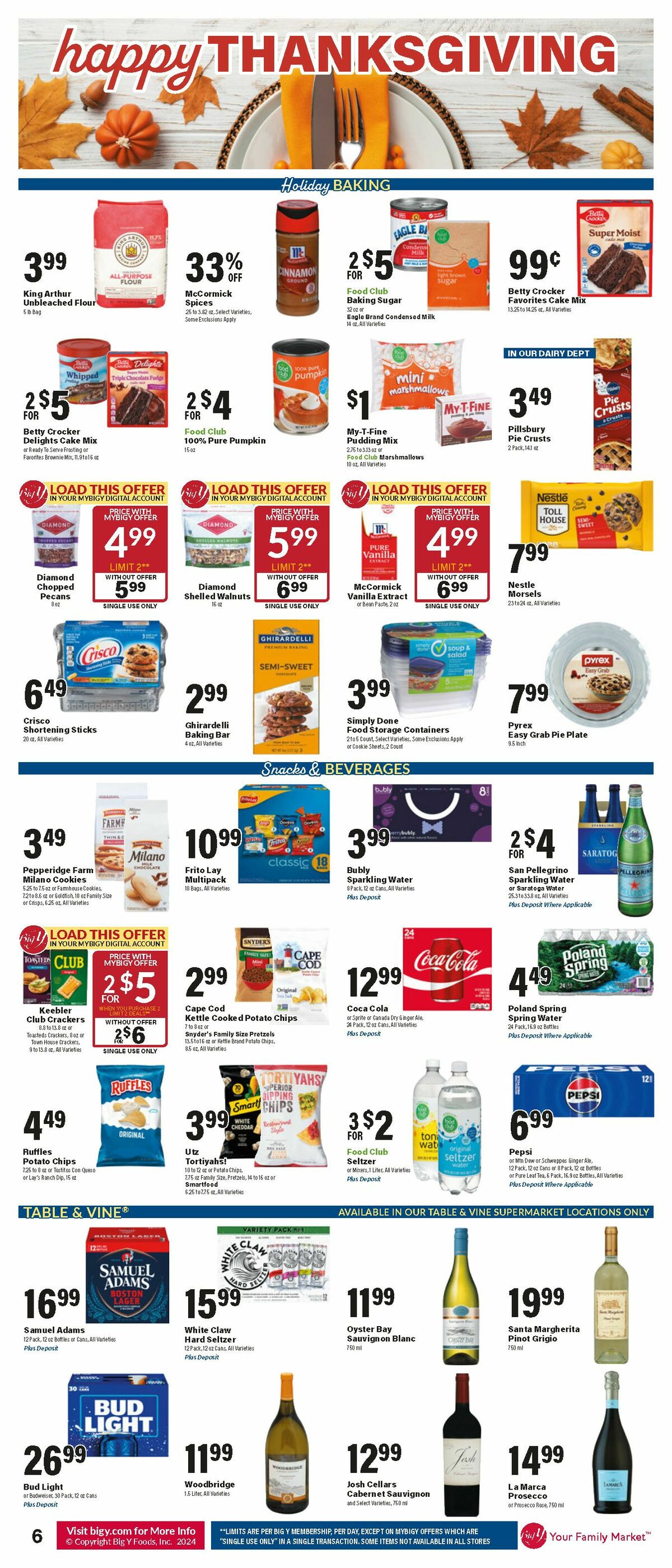 Big Y Weekly Ad from November 21