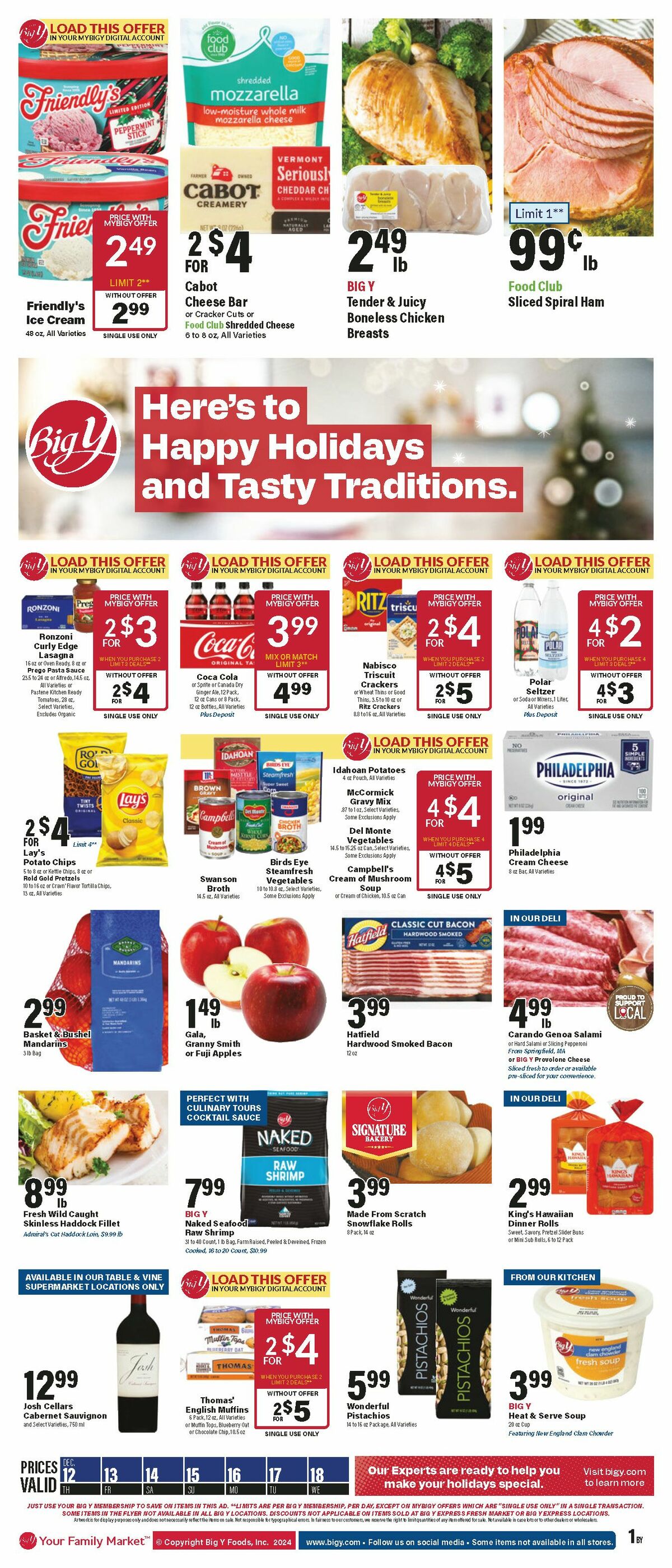 Big Y Weekly Ad from December 12