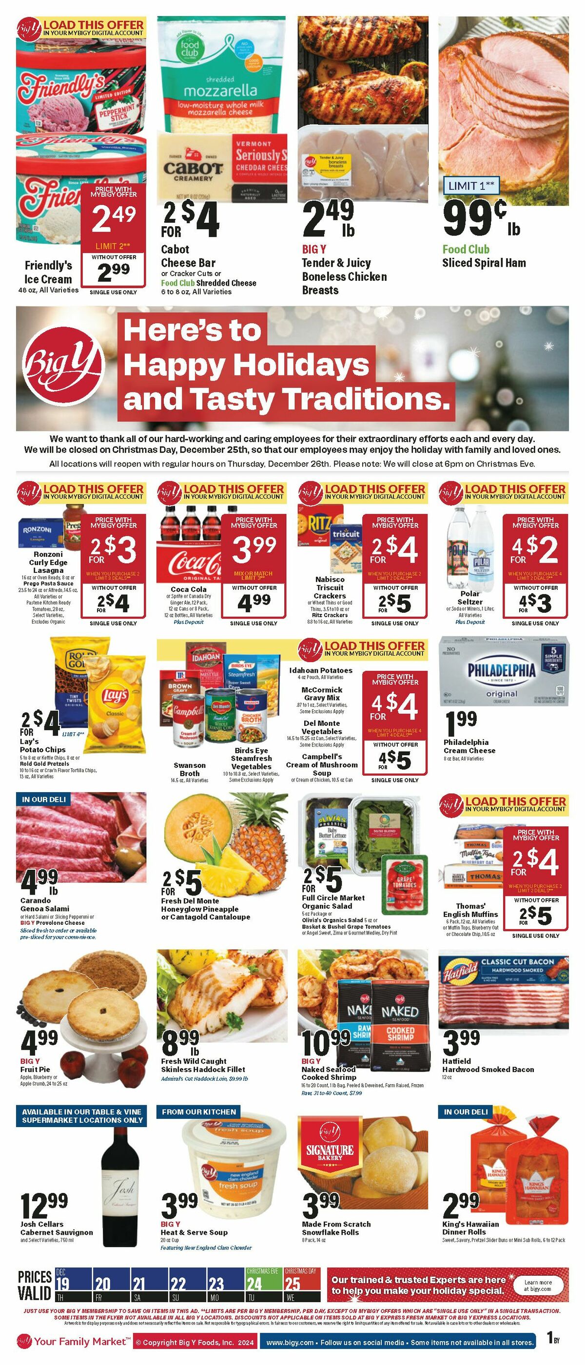 Big Y Weekly Ad from December 19