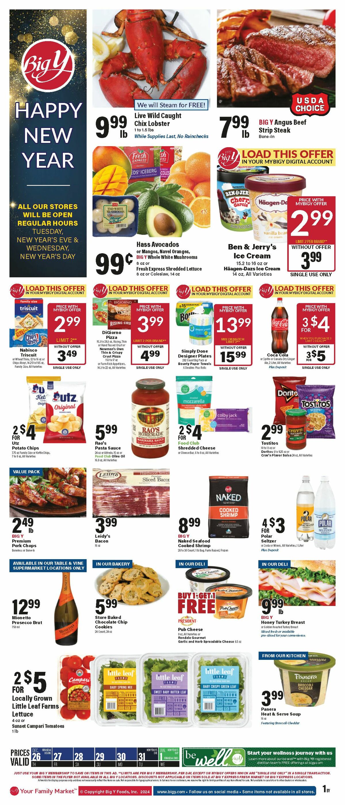 Big Y Weekly Ad from December 26