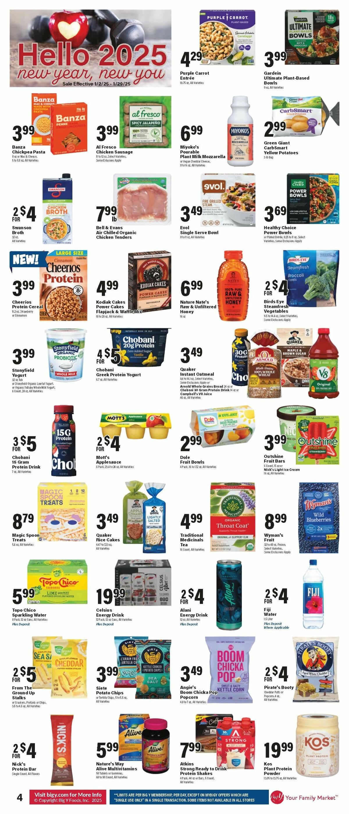 Big Y Weekly Ad from January 2