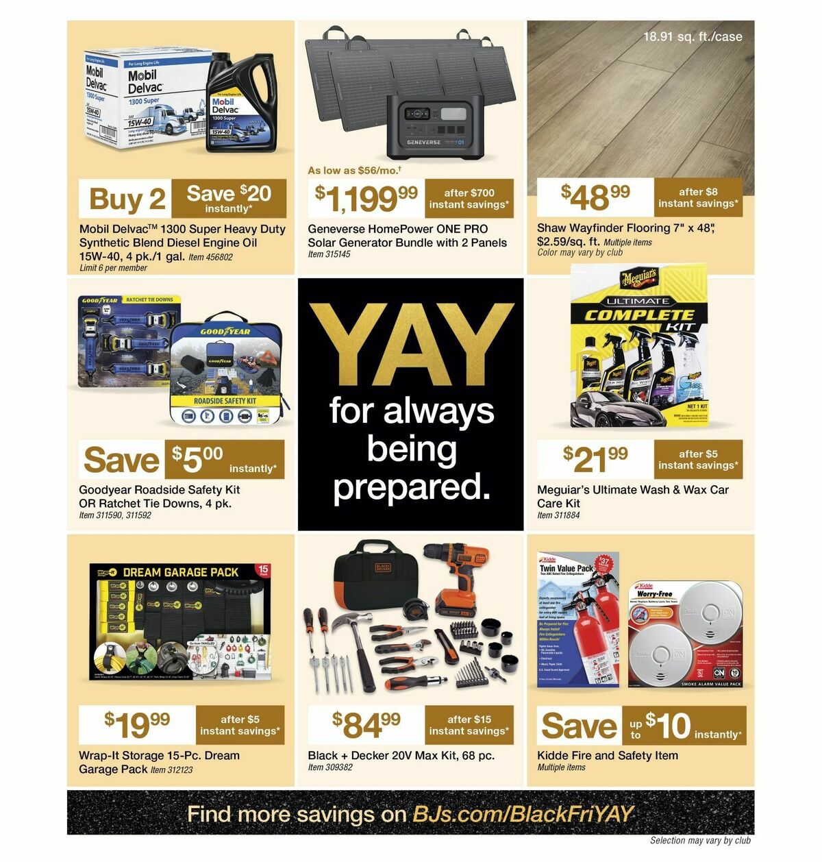 BJ's Wholesale Club Black Friday & Gifting Book Weekly Ad from November 17