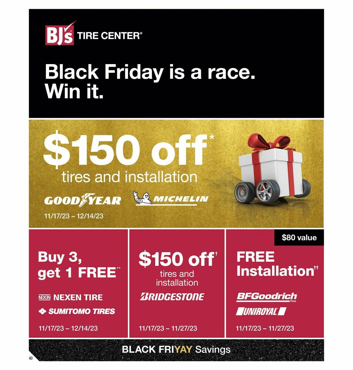 BJ's Wholesale Club Black Friday & Gifting Book Weekly Ad from November 17