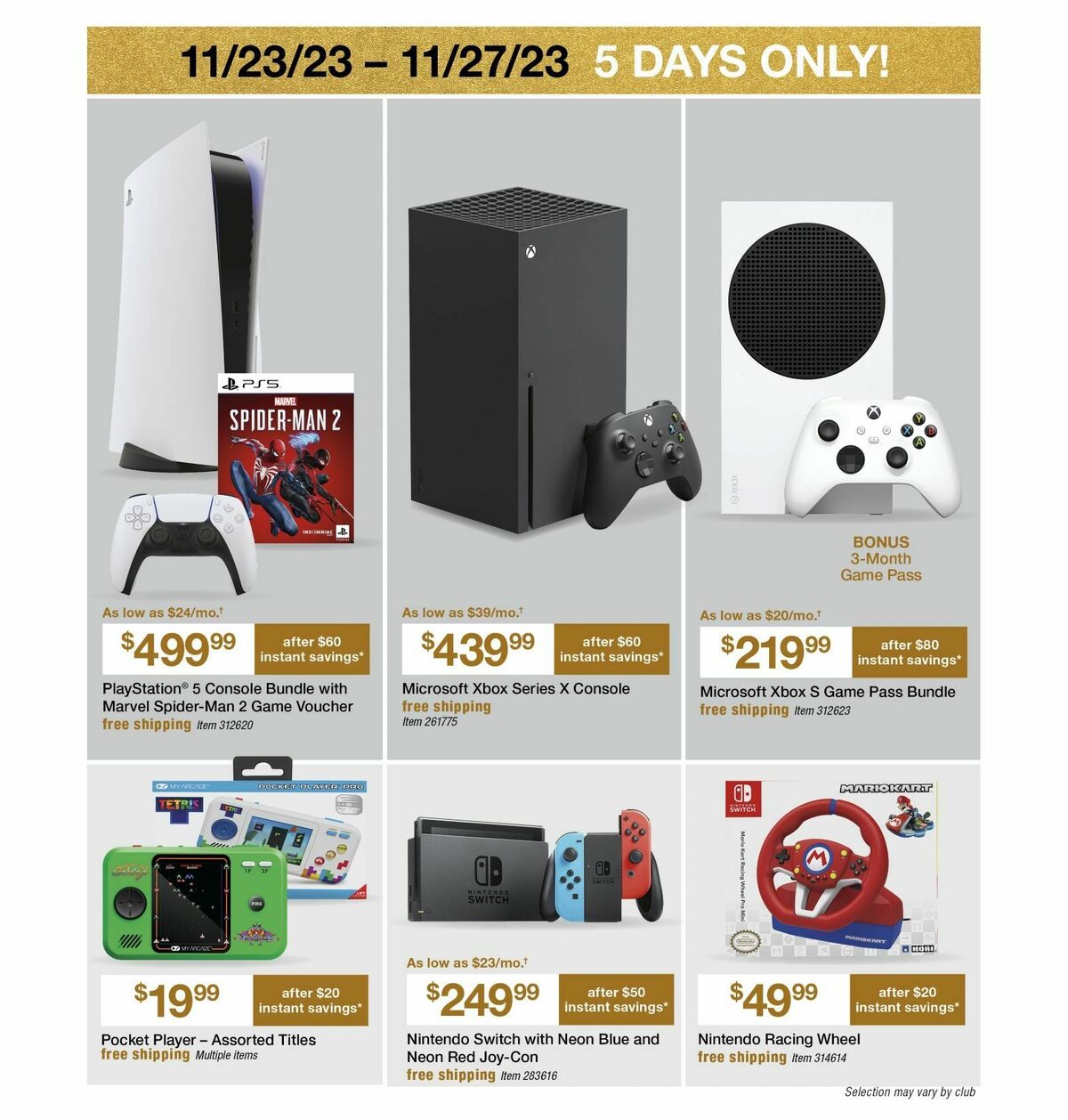 BJ's Wholesale Club Black Friday & Gifting Book Weekly Ad from November 17