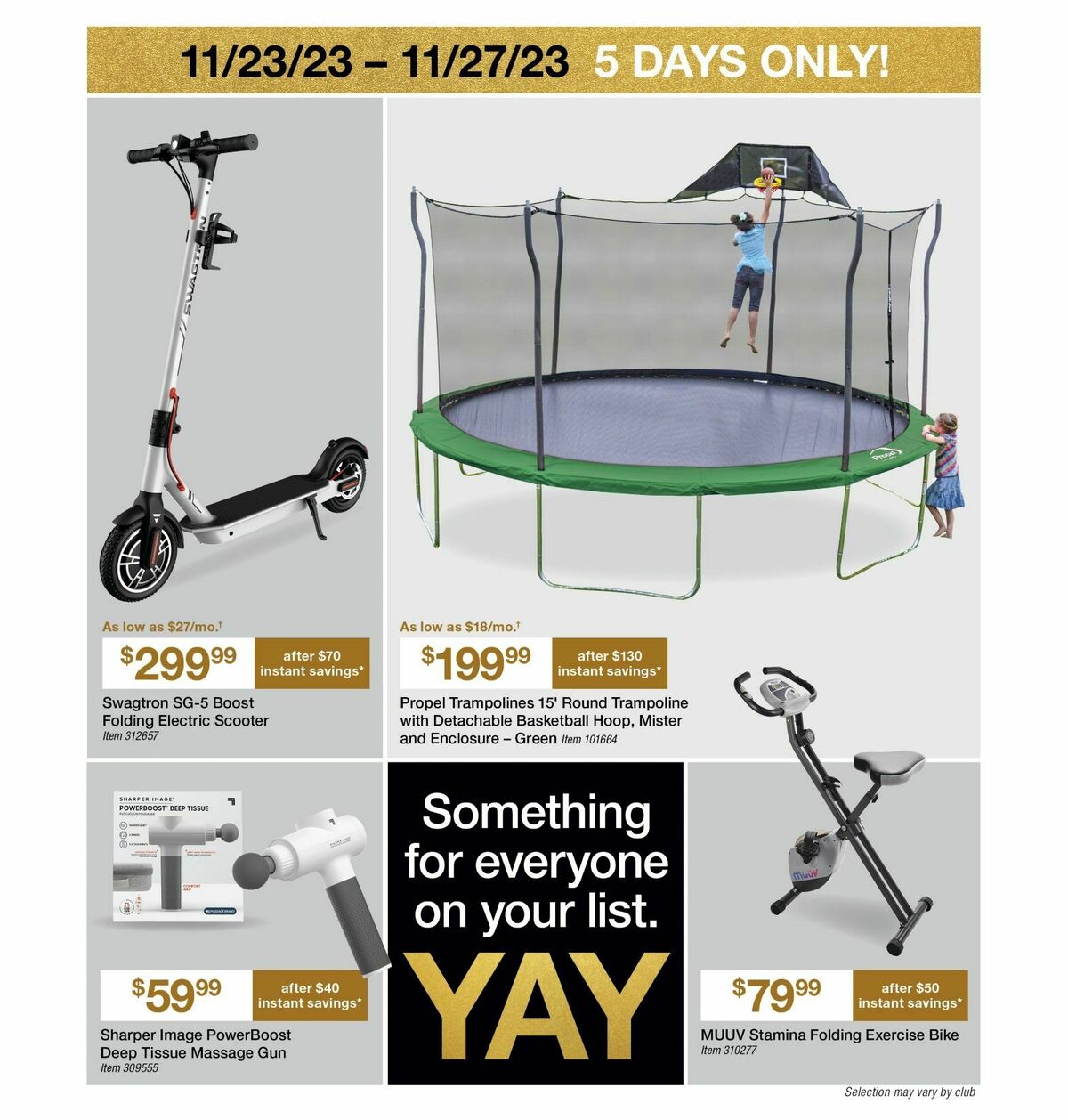 BJ's Wholesale Club Black Friday & Gifting Book Weekly Ad from November 17