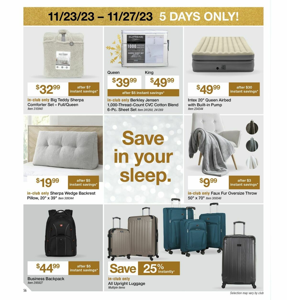 BJ's Wholesale Club Black Friday & Gifting Book Weekly Ad from November 17