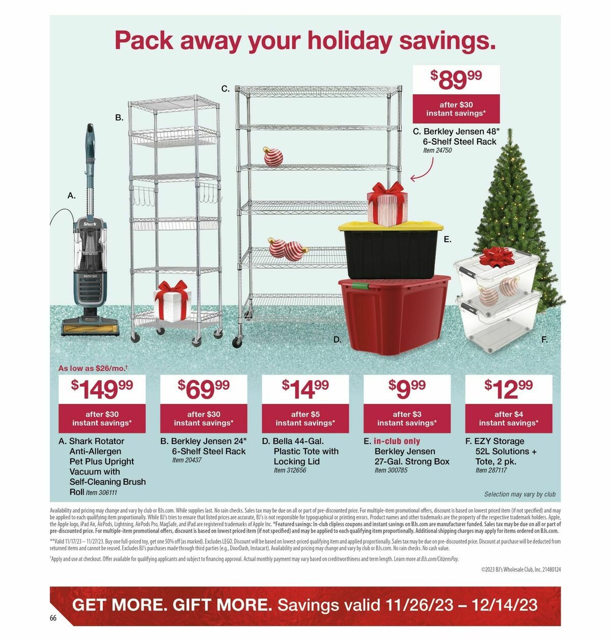 BJ's Wholesale Club Black Friday & Gifting Book Weekly Ad from November 17