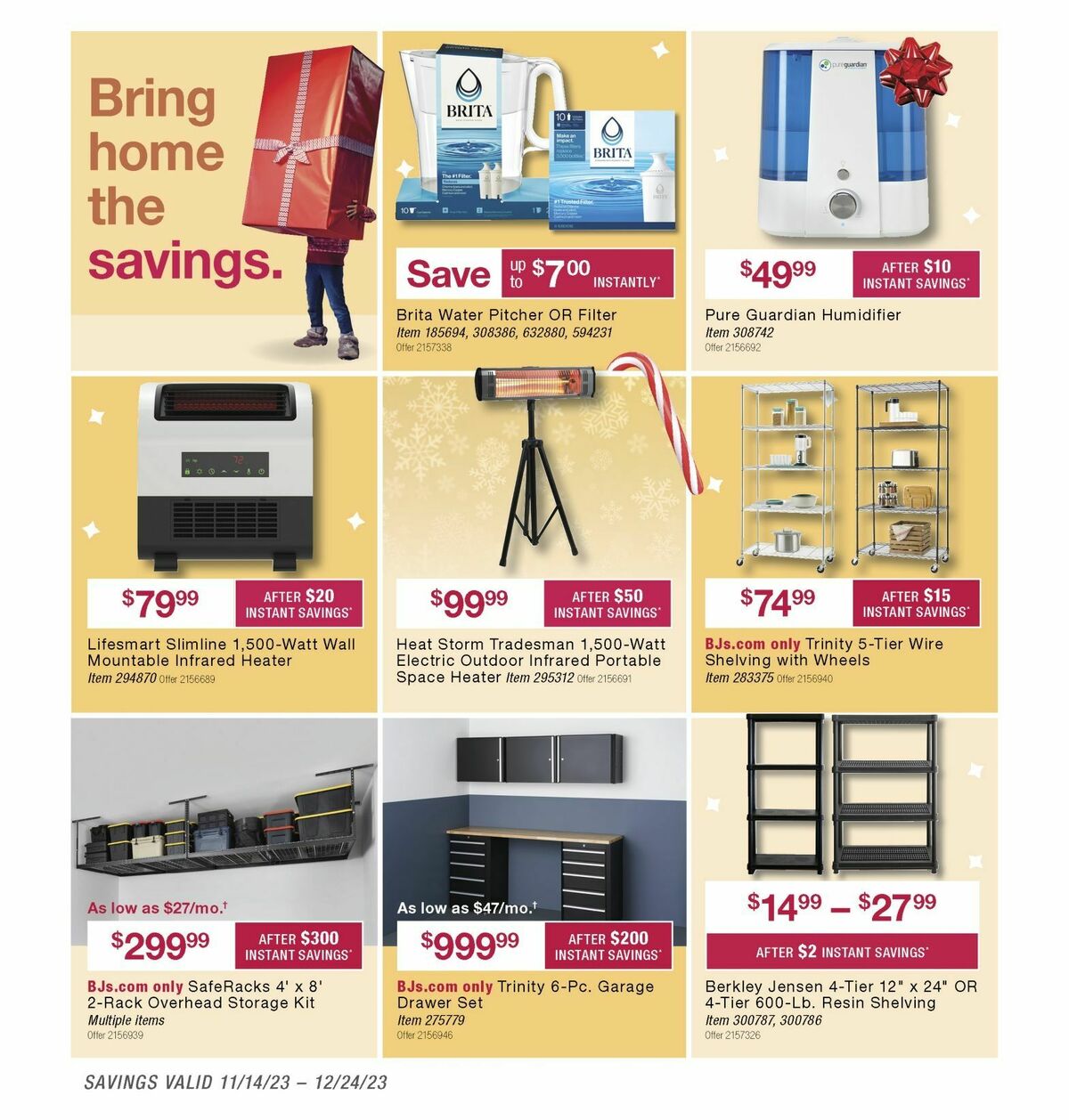 BJ's Wholesale Club Weekly Ad from November 15