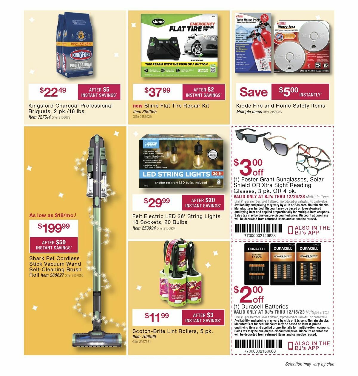 BJ's Wholesale Club Weekly Ad from November 15