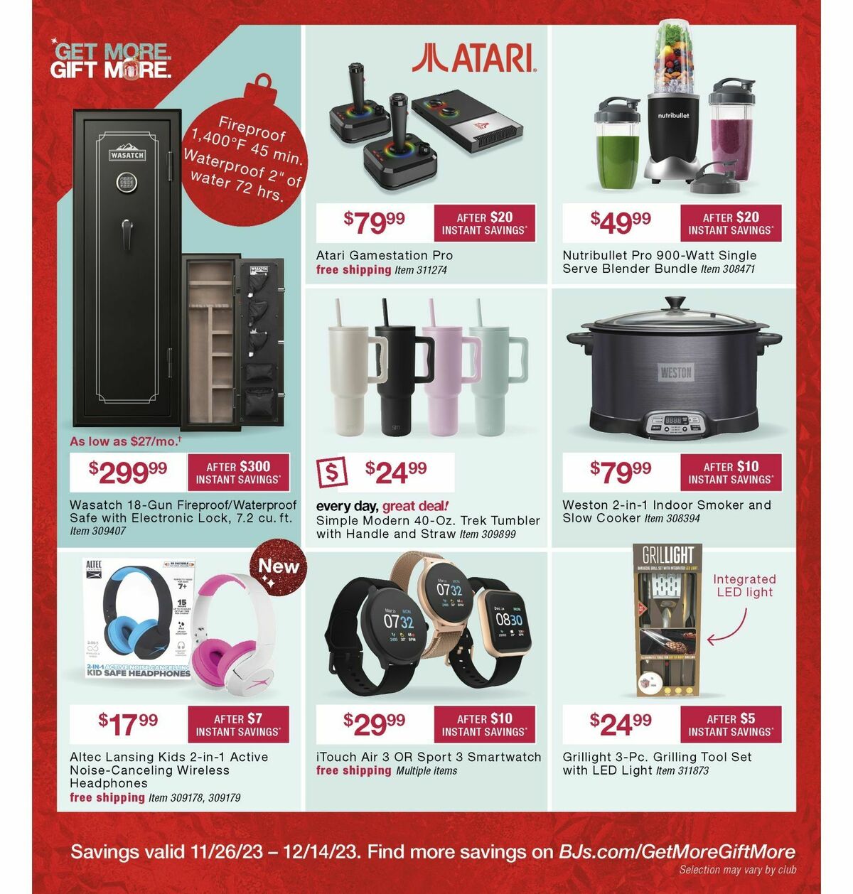 BJ's Wholesale Club Weekly Ad from December 7