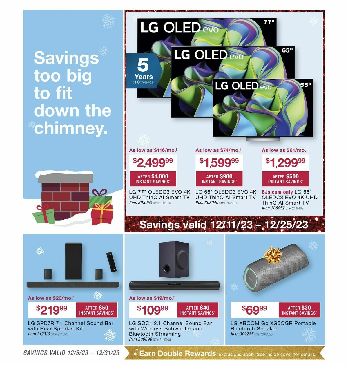 BJ's Wholesale Club Weekly Ad from December 7