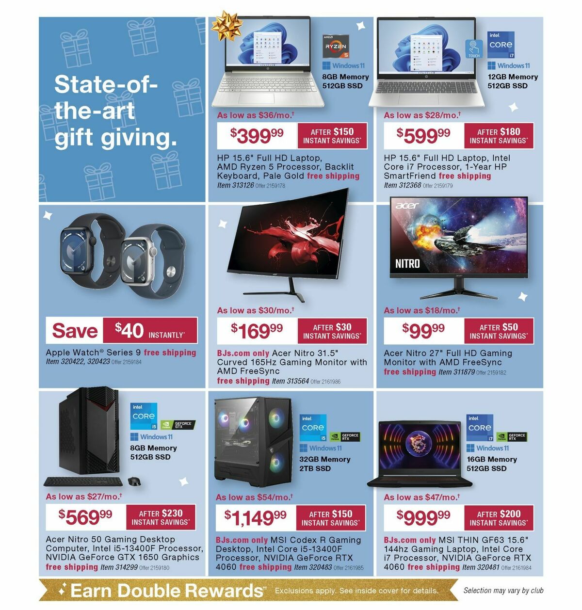 BJ's Wholesale Club Weekly Ad from December 7