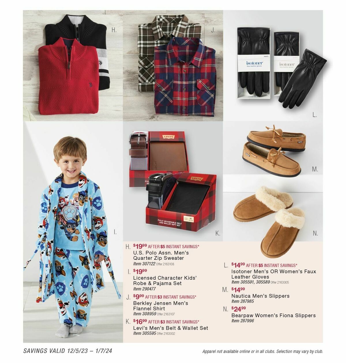 BJ's Wholesale Club Weekly Ad from December 7