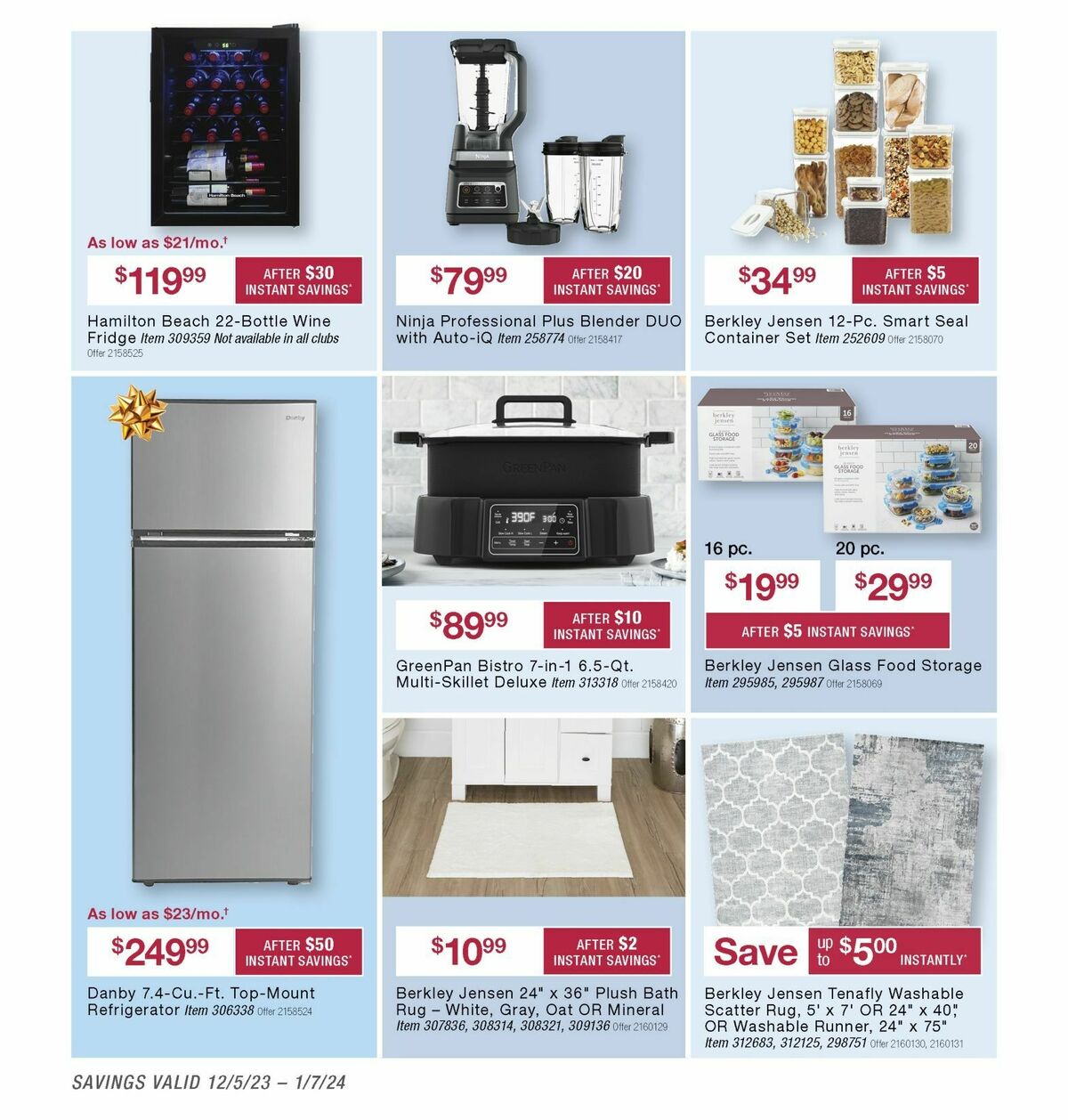 BJ's Wholesale Club Weekly Ad from December 7