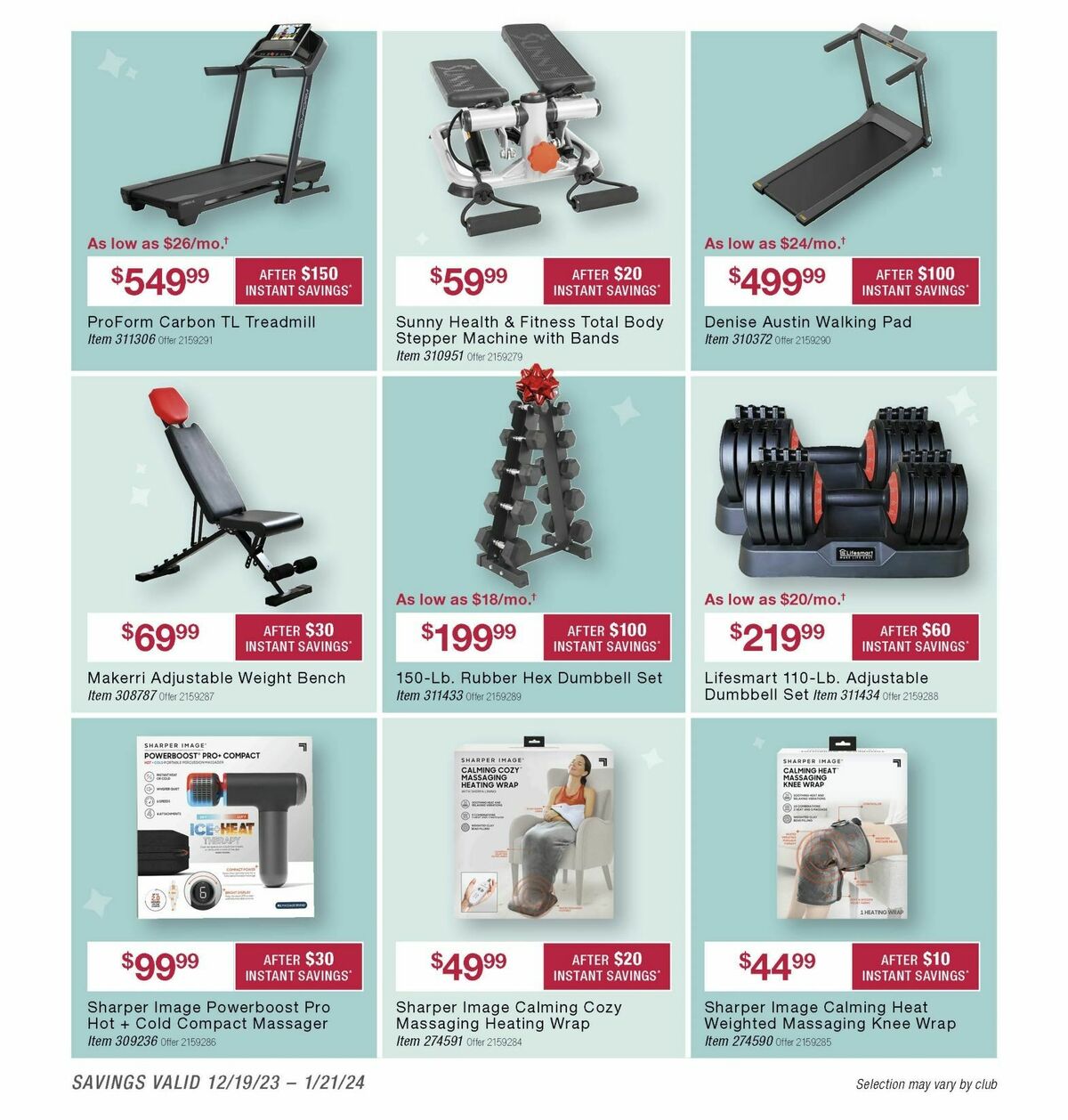 BJ's Wholesale Club Weekly Ad from December 19