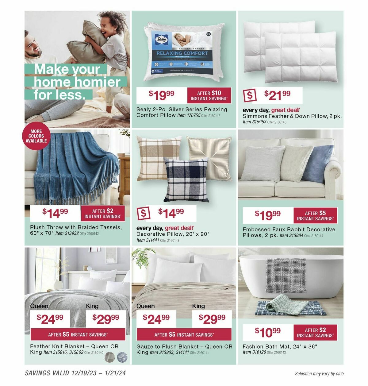 BJ's Wholesale Club Weekly Ad from December 19