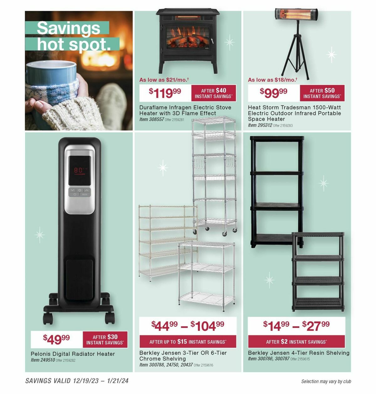 BJ's Wholesale Club Weekly Ad from December 19