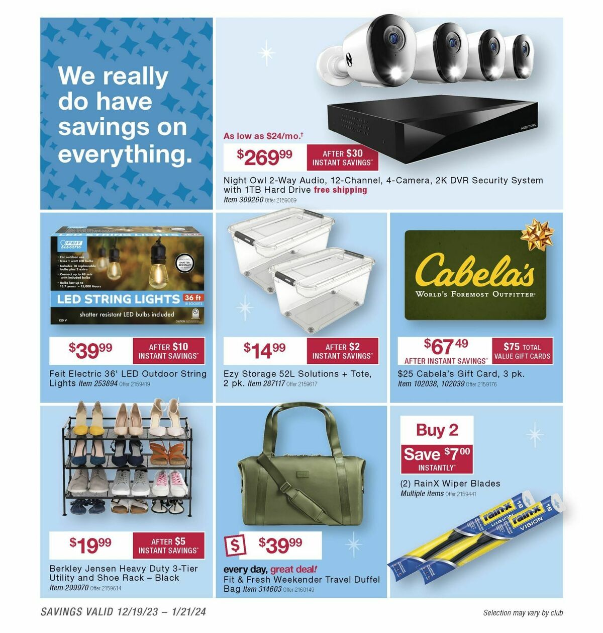 BJ's Wholesale Club Weekly Ad from December 19