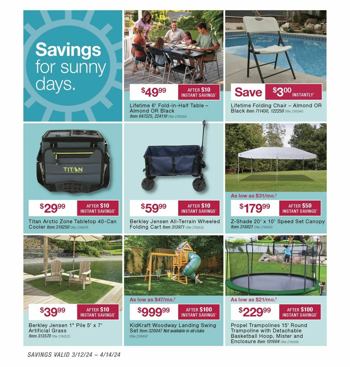 BJ's Wholesale Club Weekly Ad from March 12