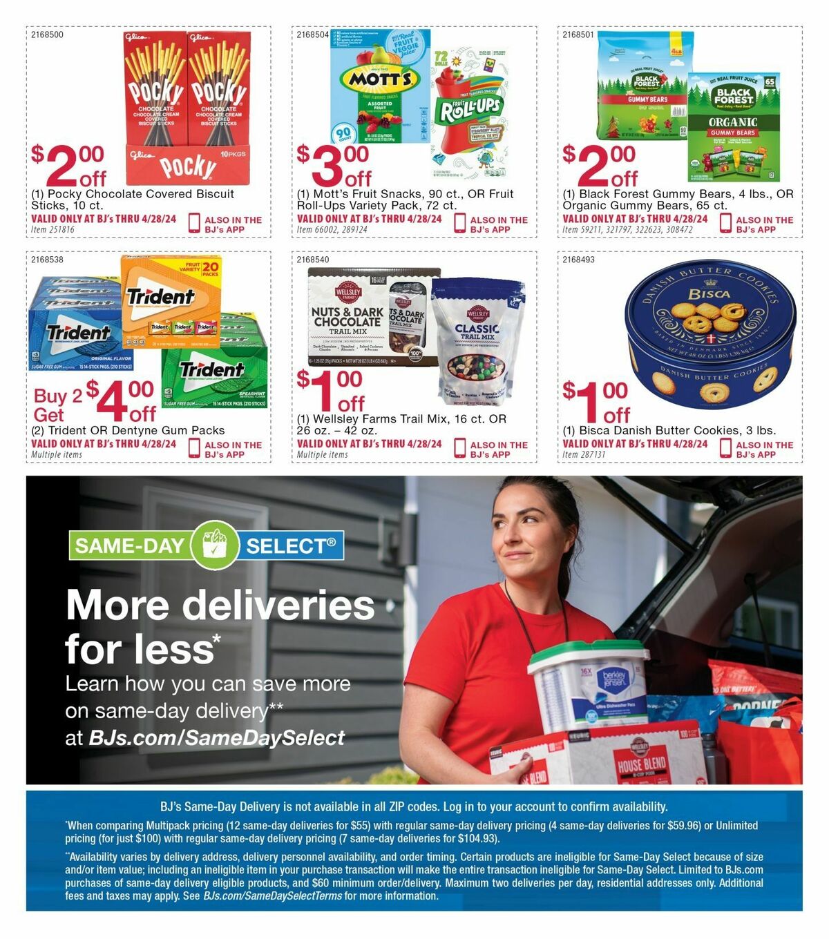 BJ's Wholesale Club Weekly Ad from April 2