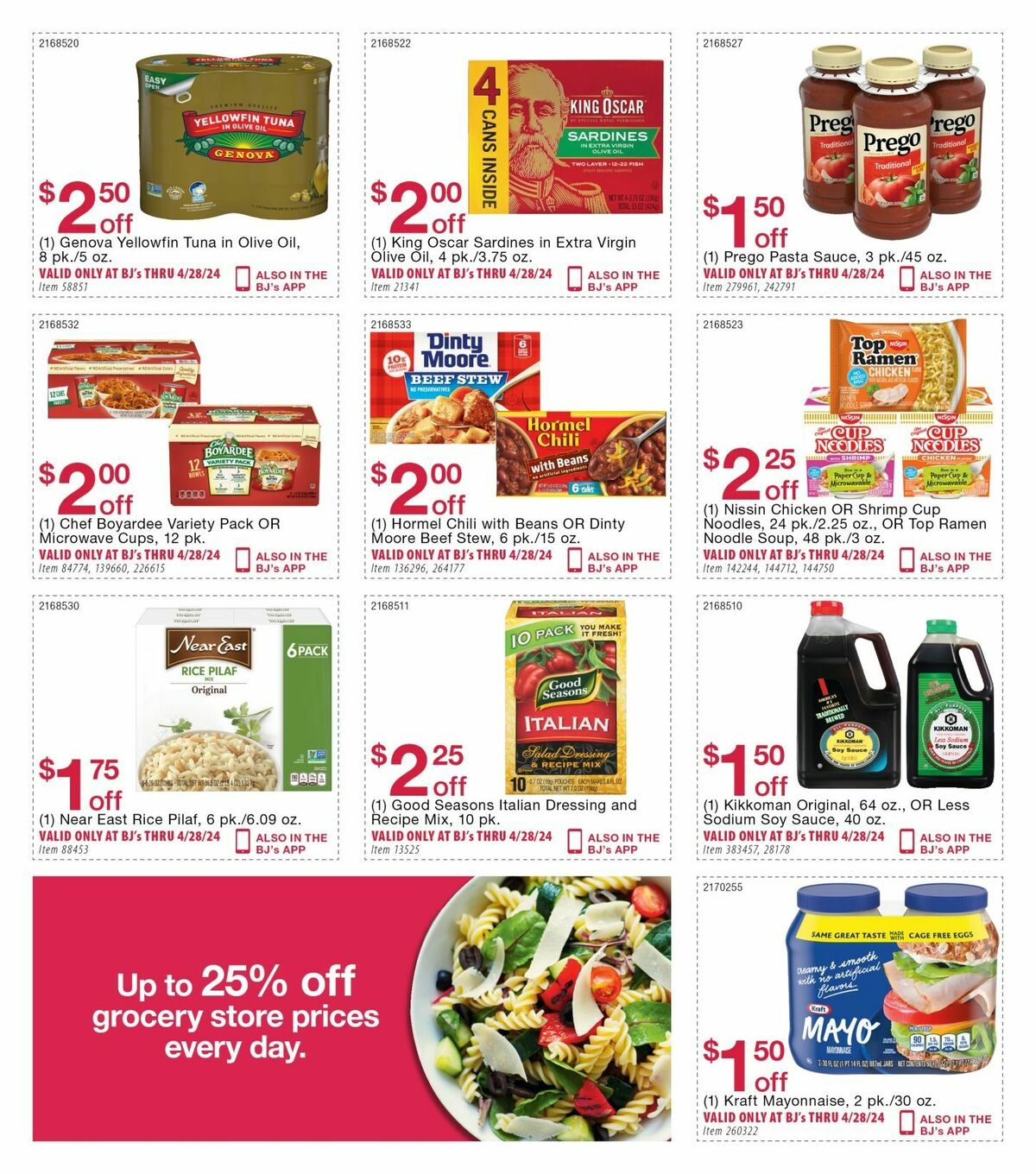 BJ's Wholesale Club Weekly Ad from April 2