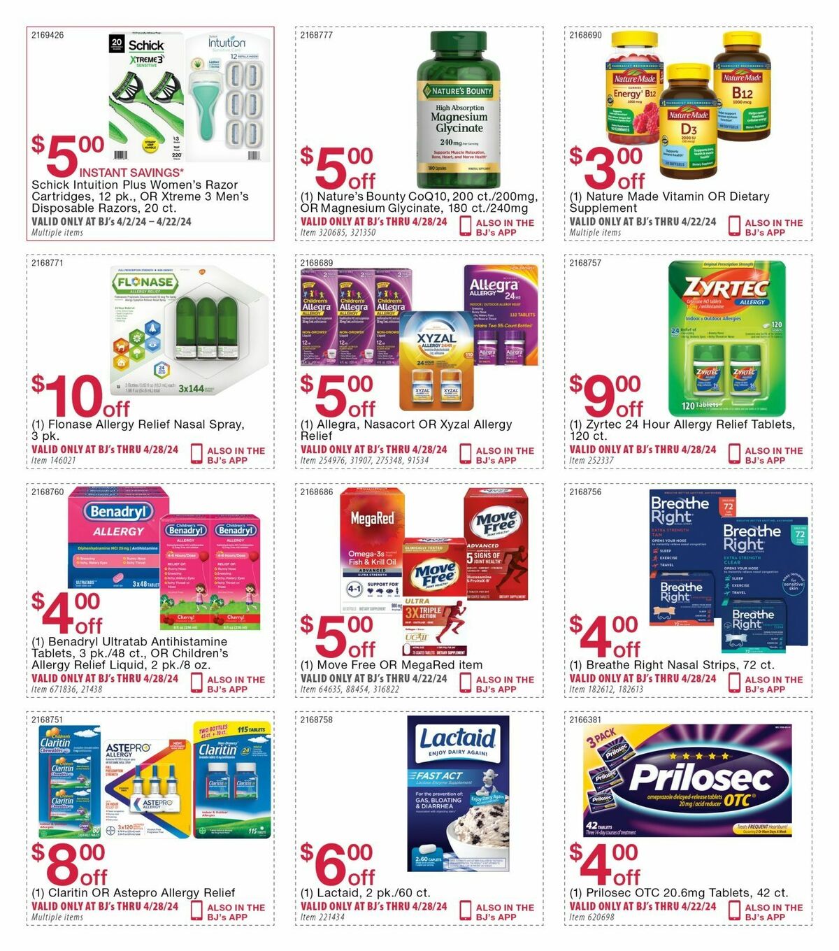 BJ's Wholesale Club Weekly Ad from April 2