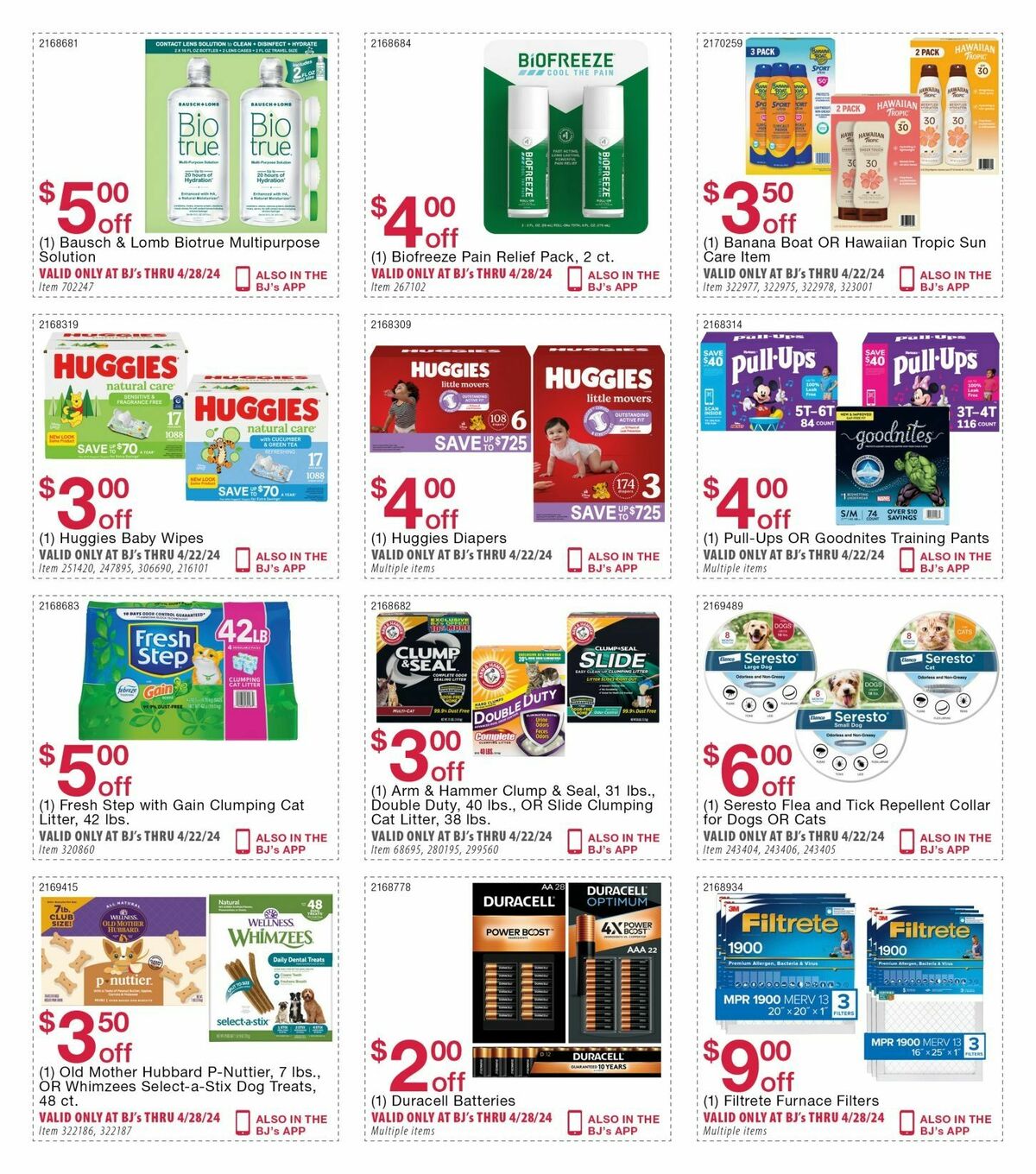 BJ's Wholesale Club Weekly Ad from April 2