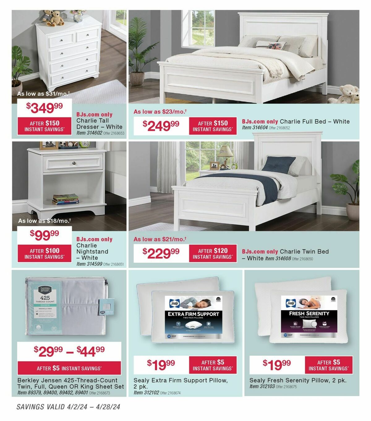 BJ's Wholesale Club Weekly Ad from April 2