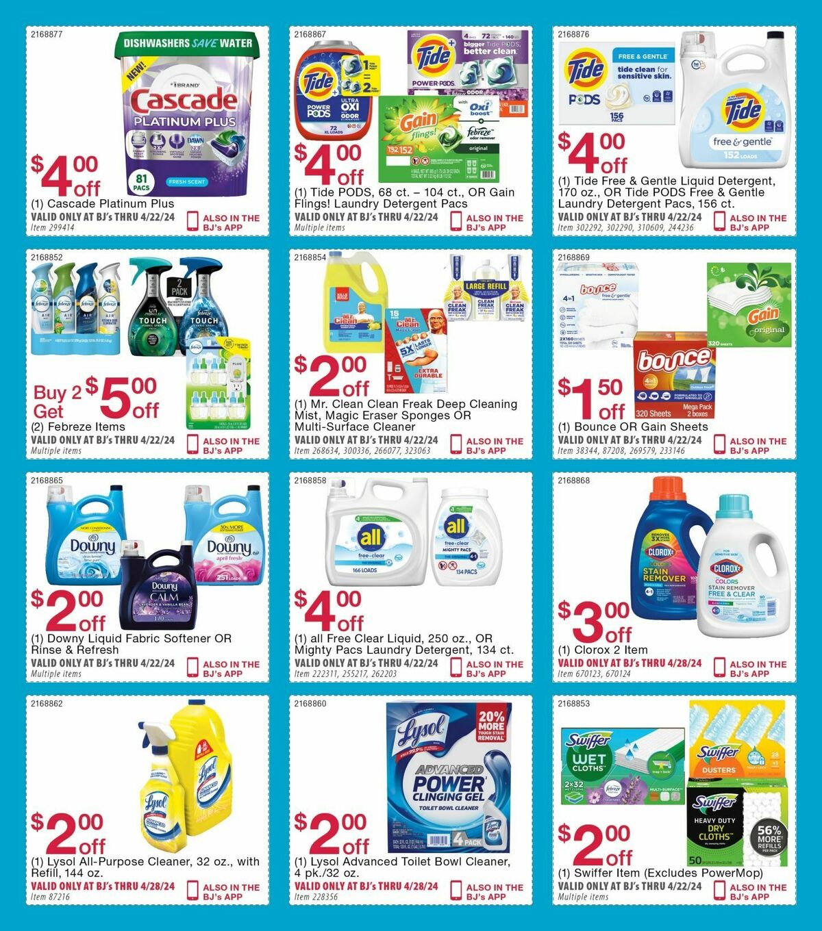 BJ's Wholesale Club Weekly Ad from April 2