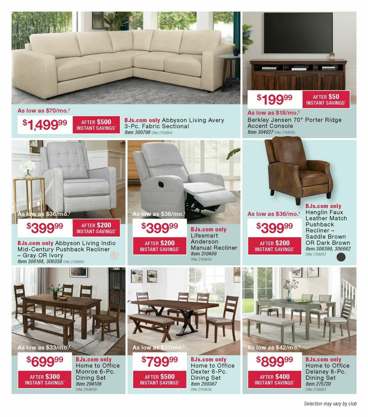 BJ's Wholesale Club Weekly Ad from April 2