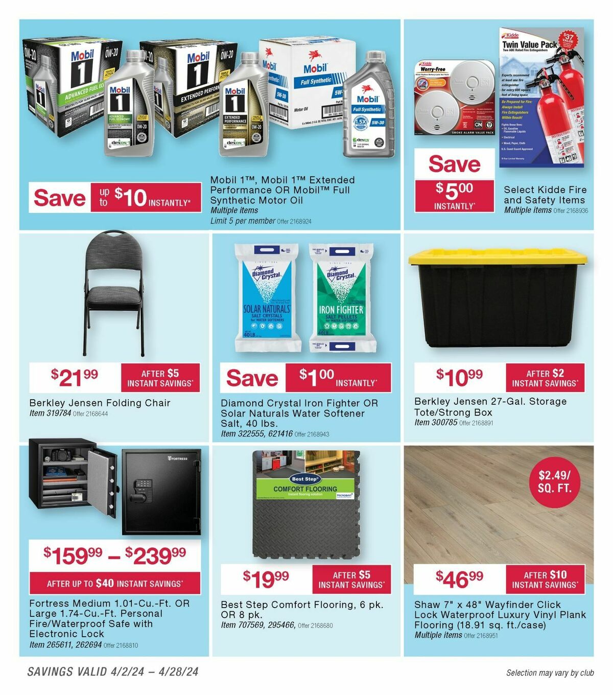 BJ's Wholesale Club Weekly Ad from April 2