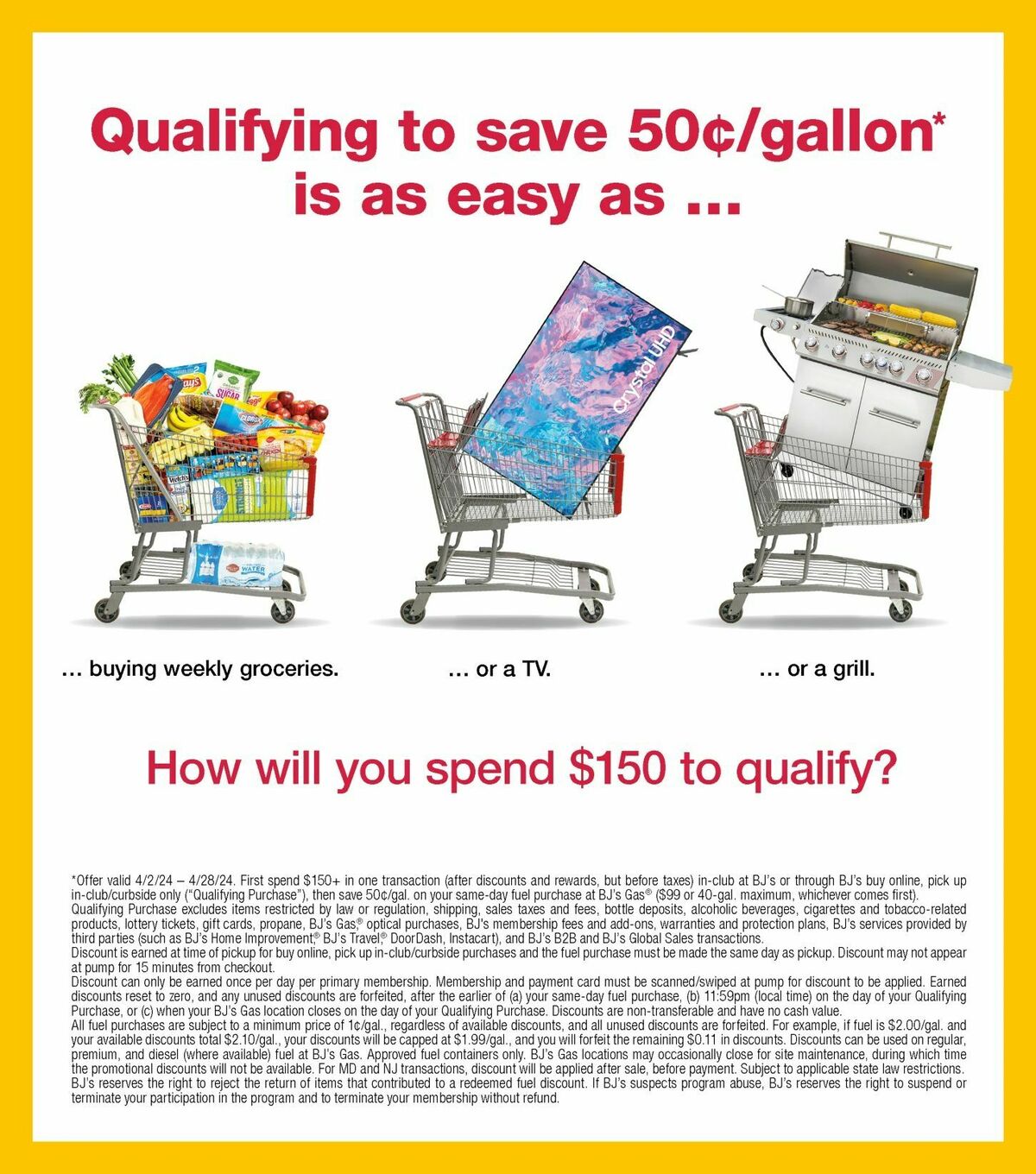 BJ's Wholesale Club Weekly Ad from April 2