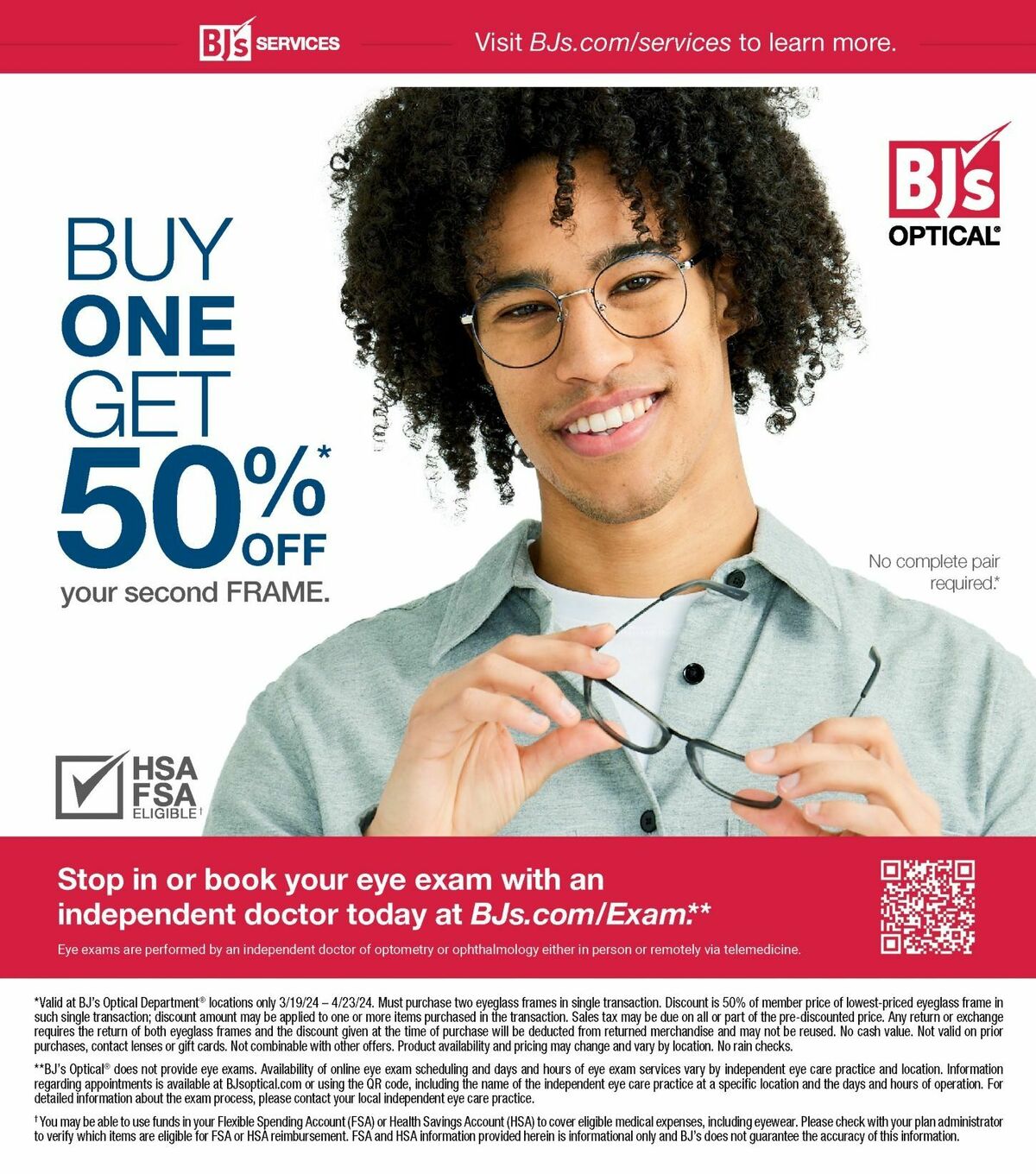 BJ's Wholesale Club Weekly Ad from April 2